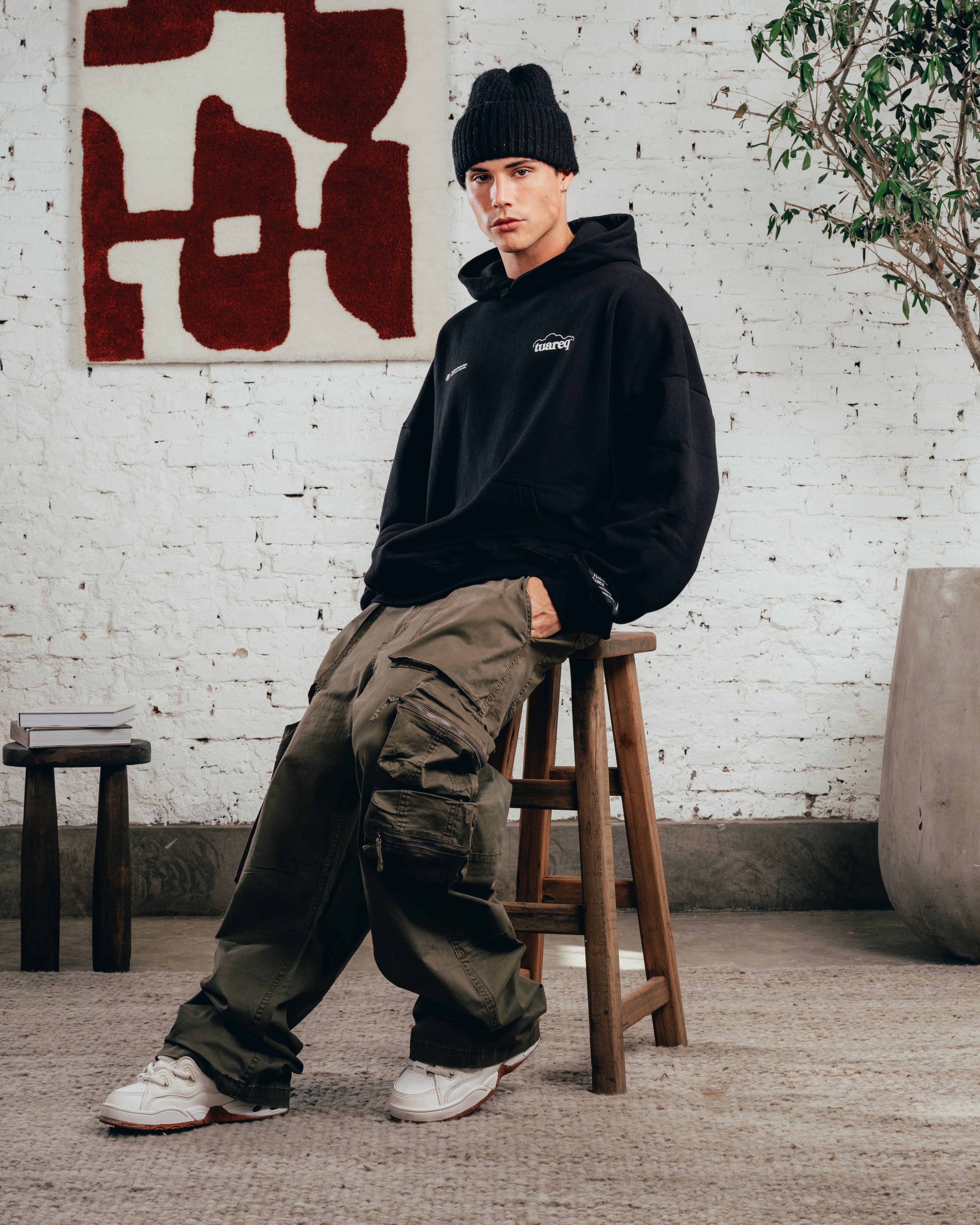 HOODIE OVERSIZED [ COMFORT ] CLOUD BLACK