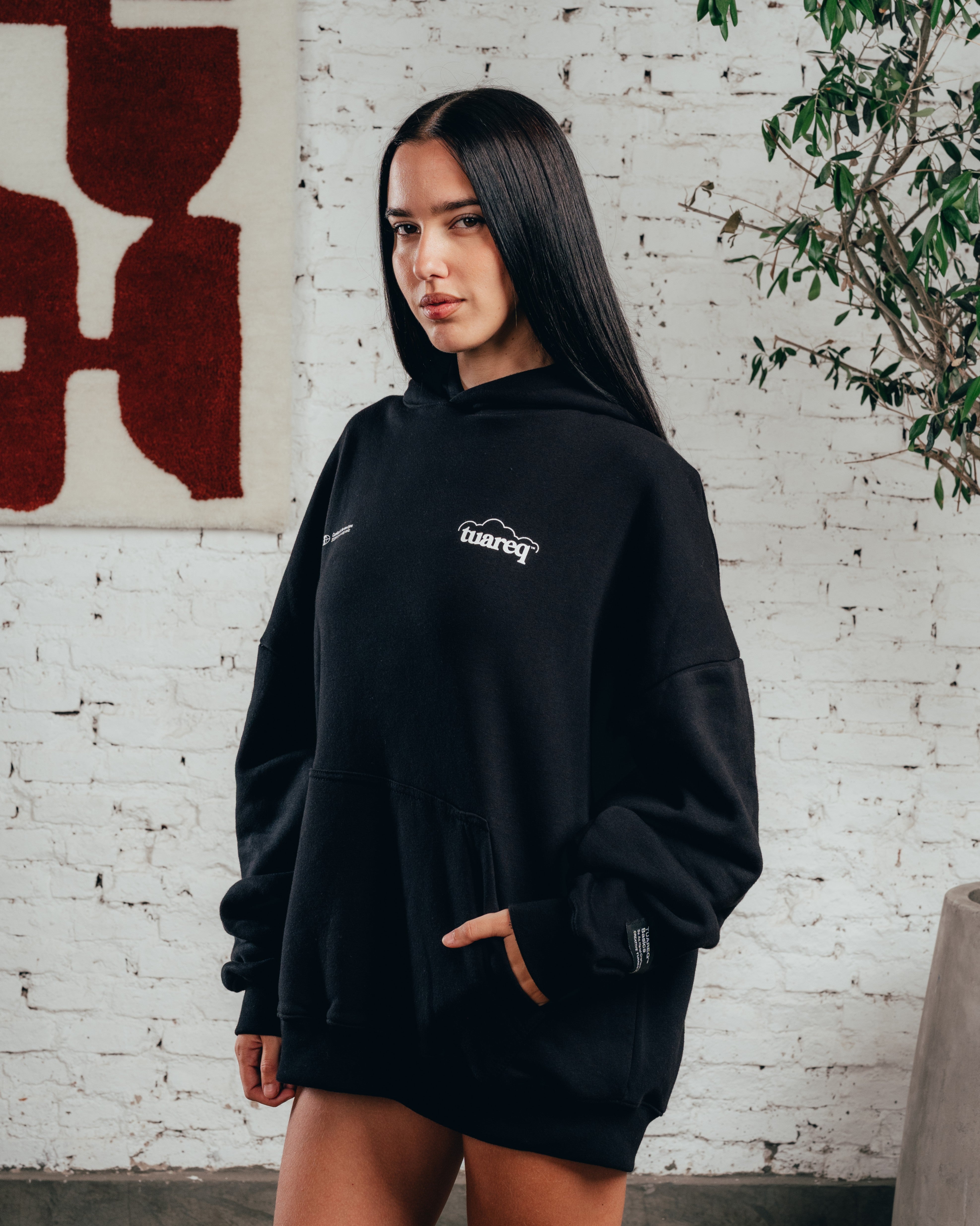 HOODIE OVERSIZED [ COMFORT ] CLOUD BLACK