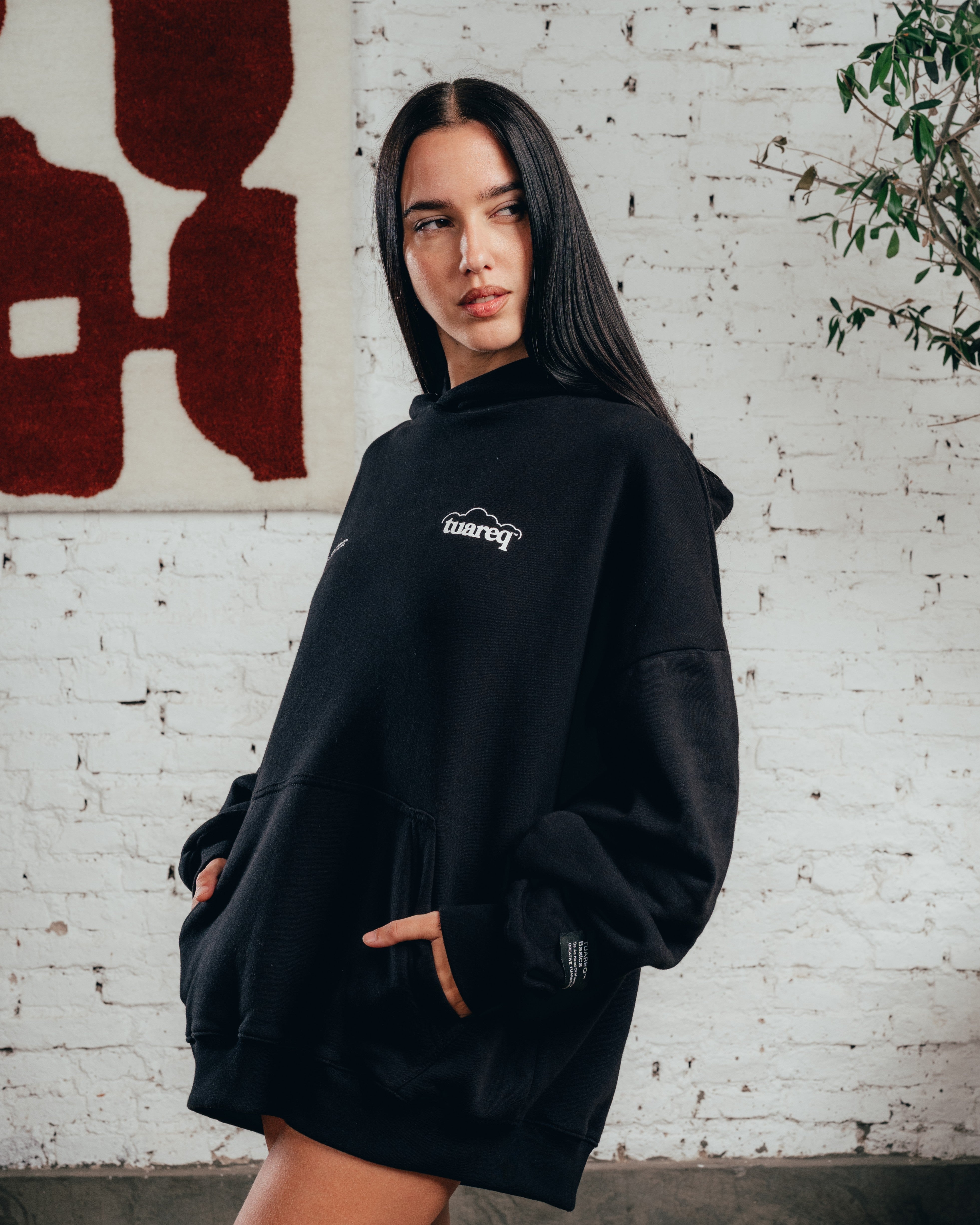 HOODIE OVERSIZED [ COMFORT ] CLOUD BLACK