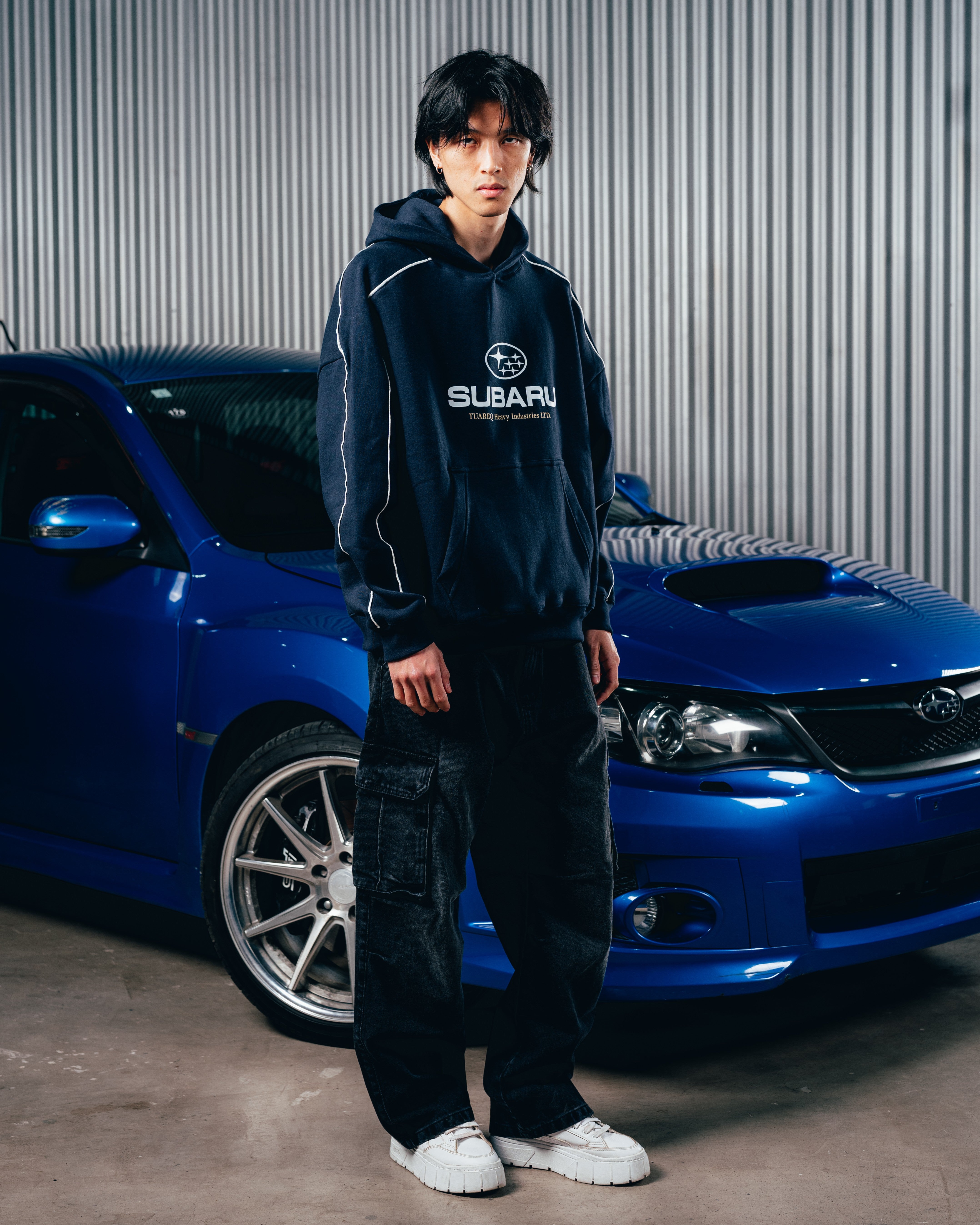 HOODIE [ SUBARU ] RELIEVE NAVY BLUE