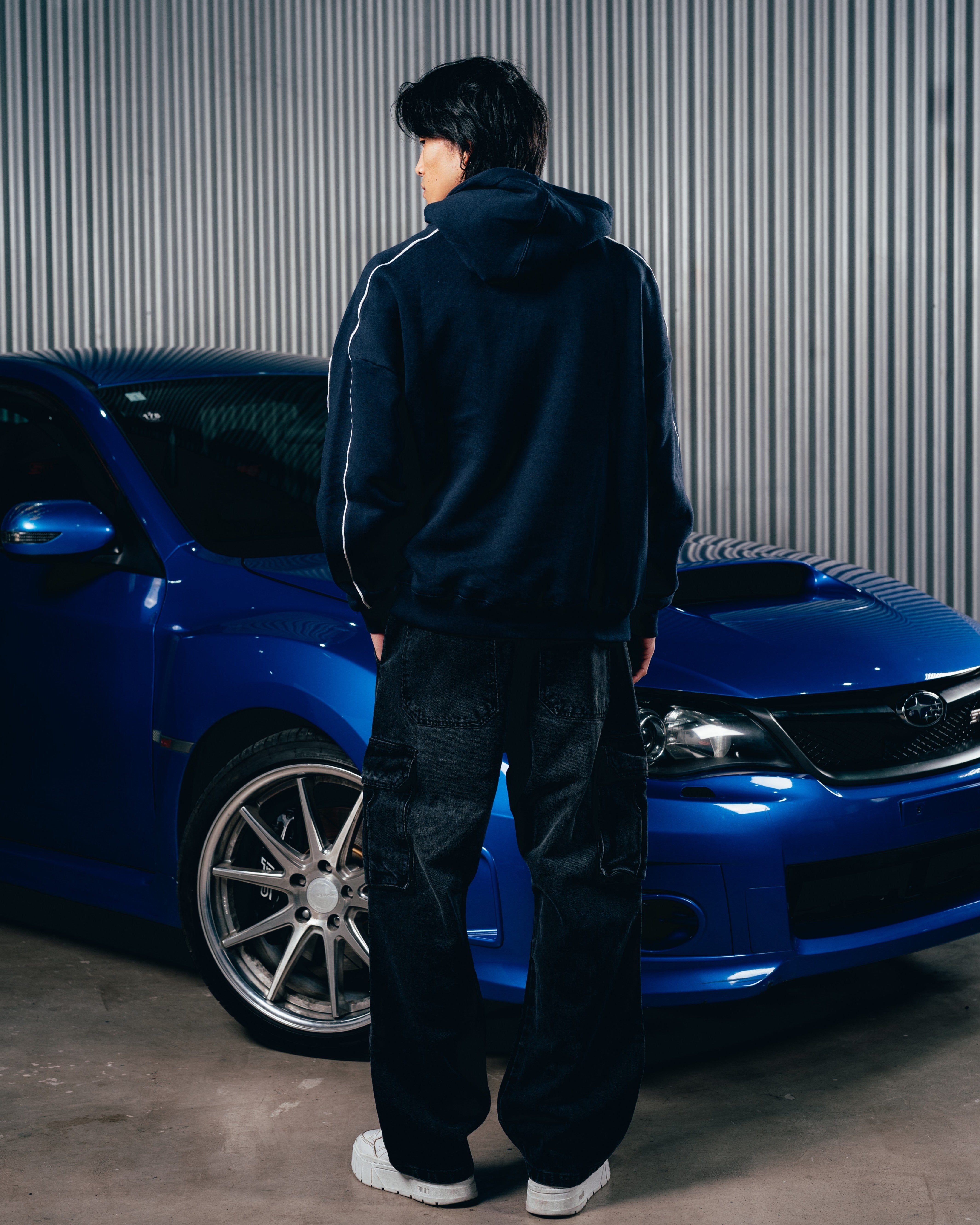 HOODIE [ SUBARU ] RELIEVE NAVY BLUE