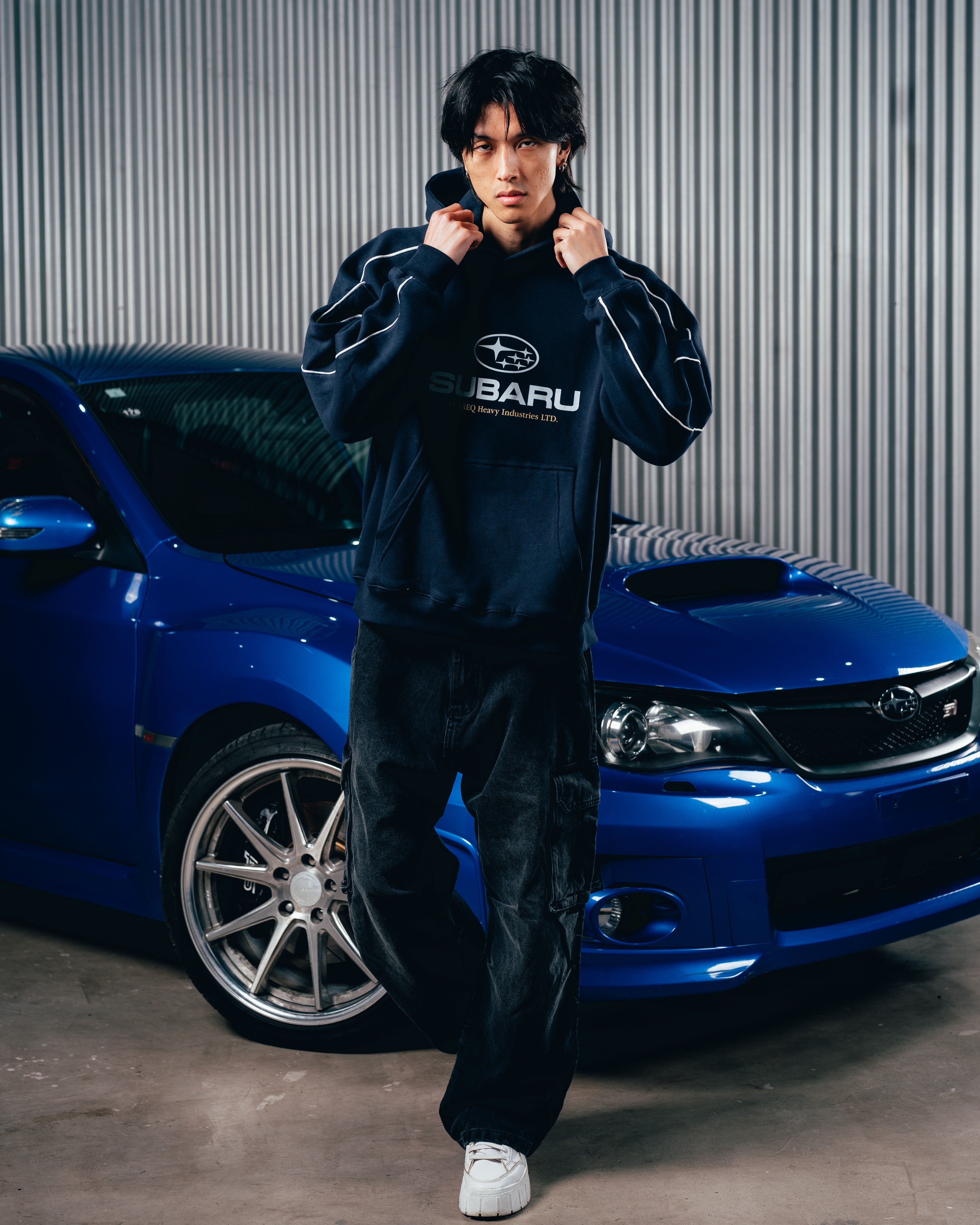 HOODIE [ SUBARU ] RELIEVE NAVY BLUE