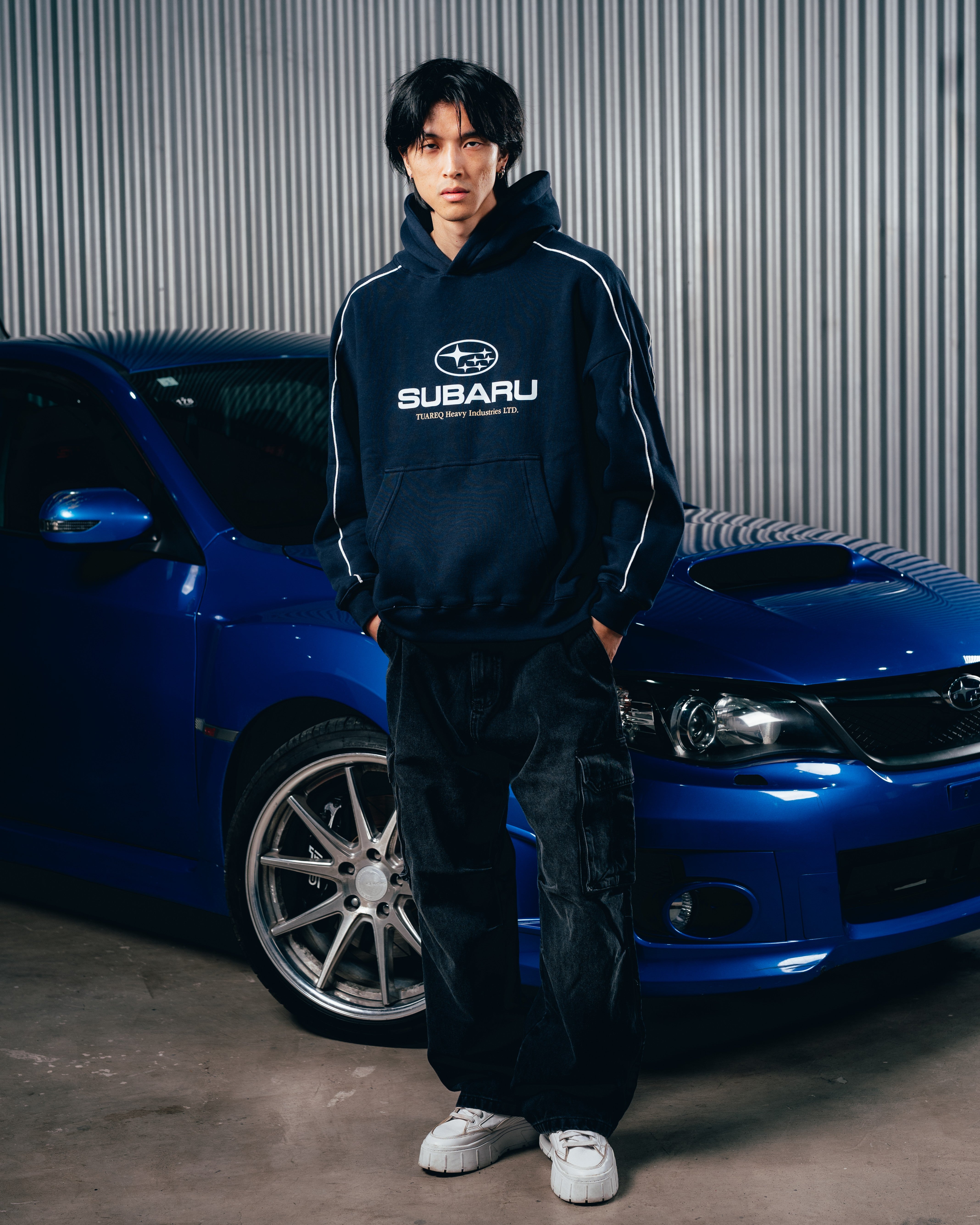 HOODIE [ SUBARU ] RELIEVE NAVY BLUE