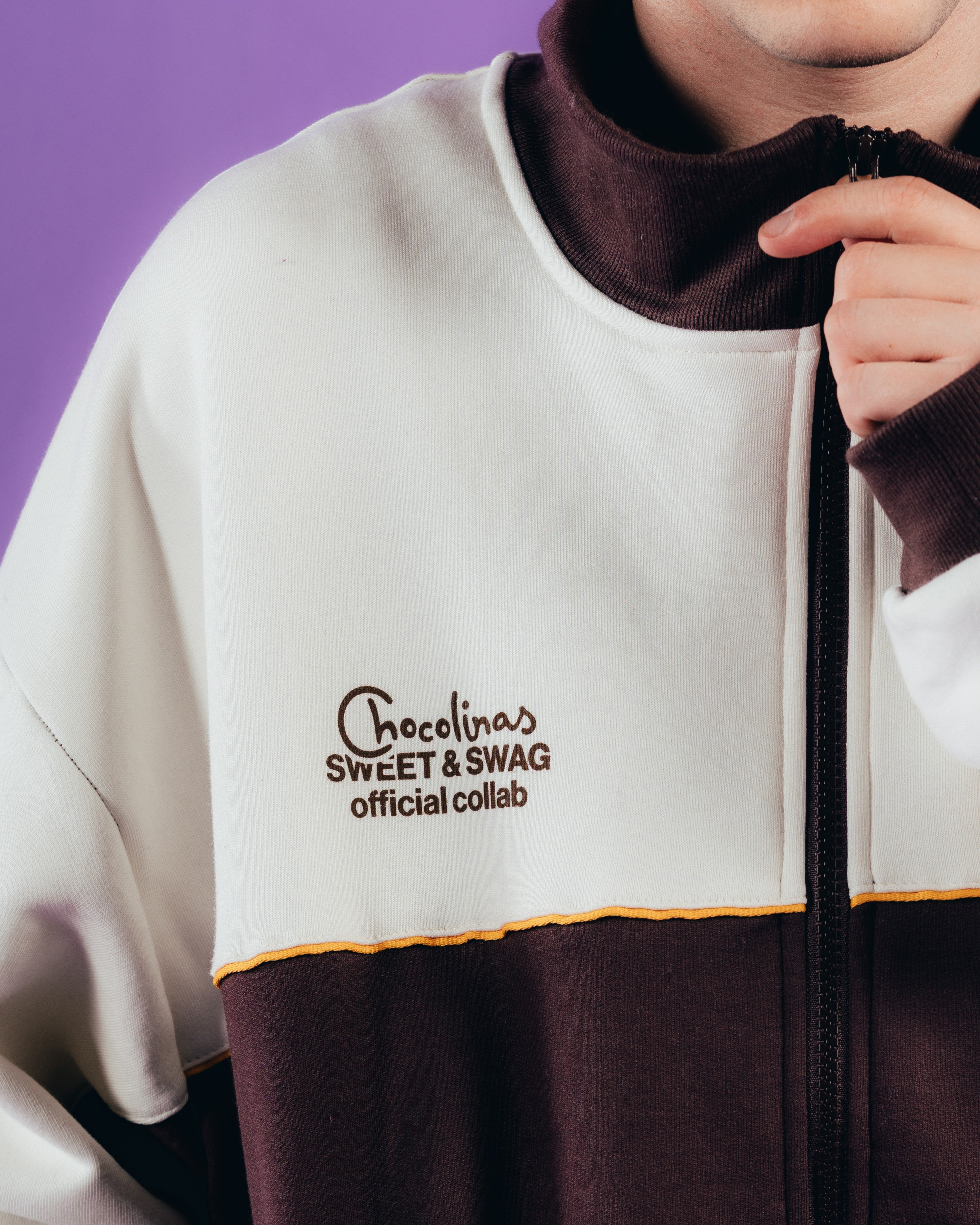 CONJUNTO DE INVIERNO [ CHOCOLINAS ] BICOLOR BROWN