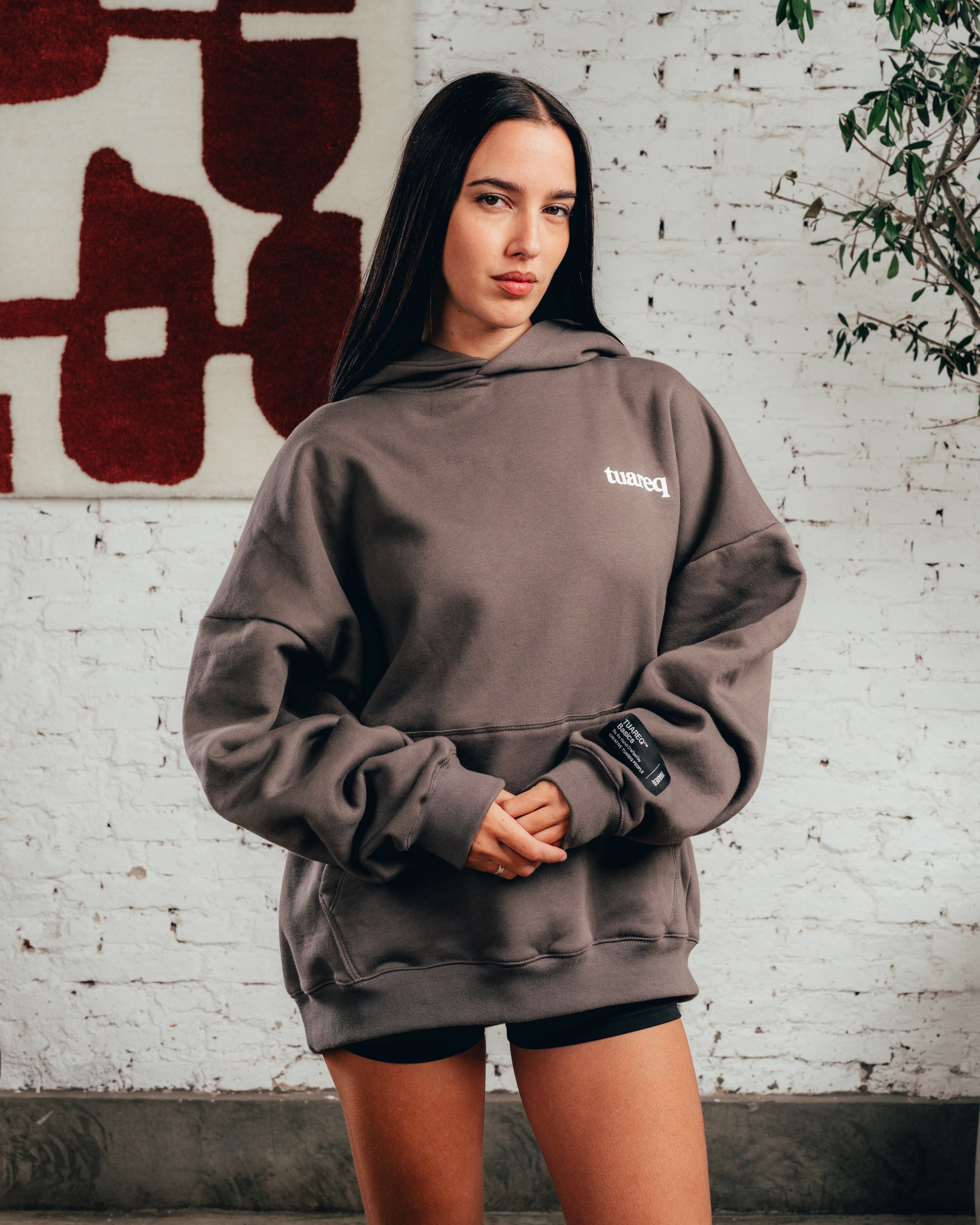 HOODIE OVERSIZED [ COMFORT ] GALGO GREY