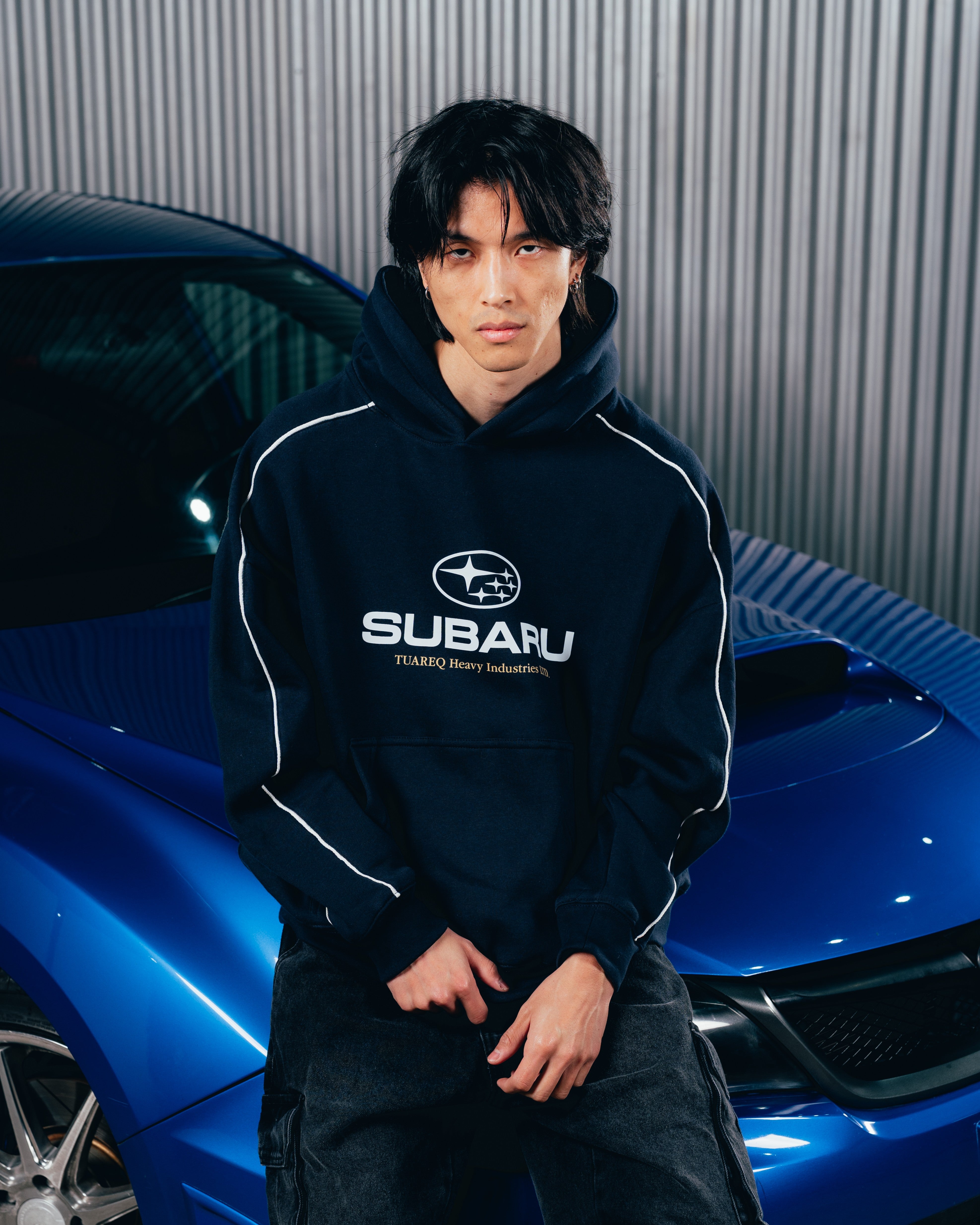 HOODIE [ SUBARU ] RELIEVE NAVY BLUE