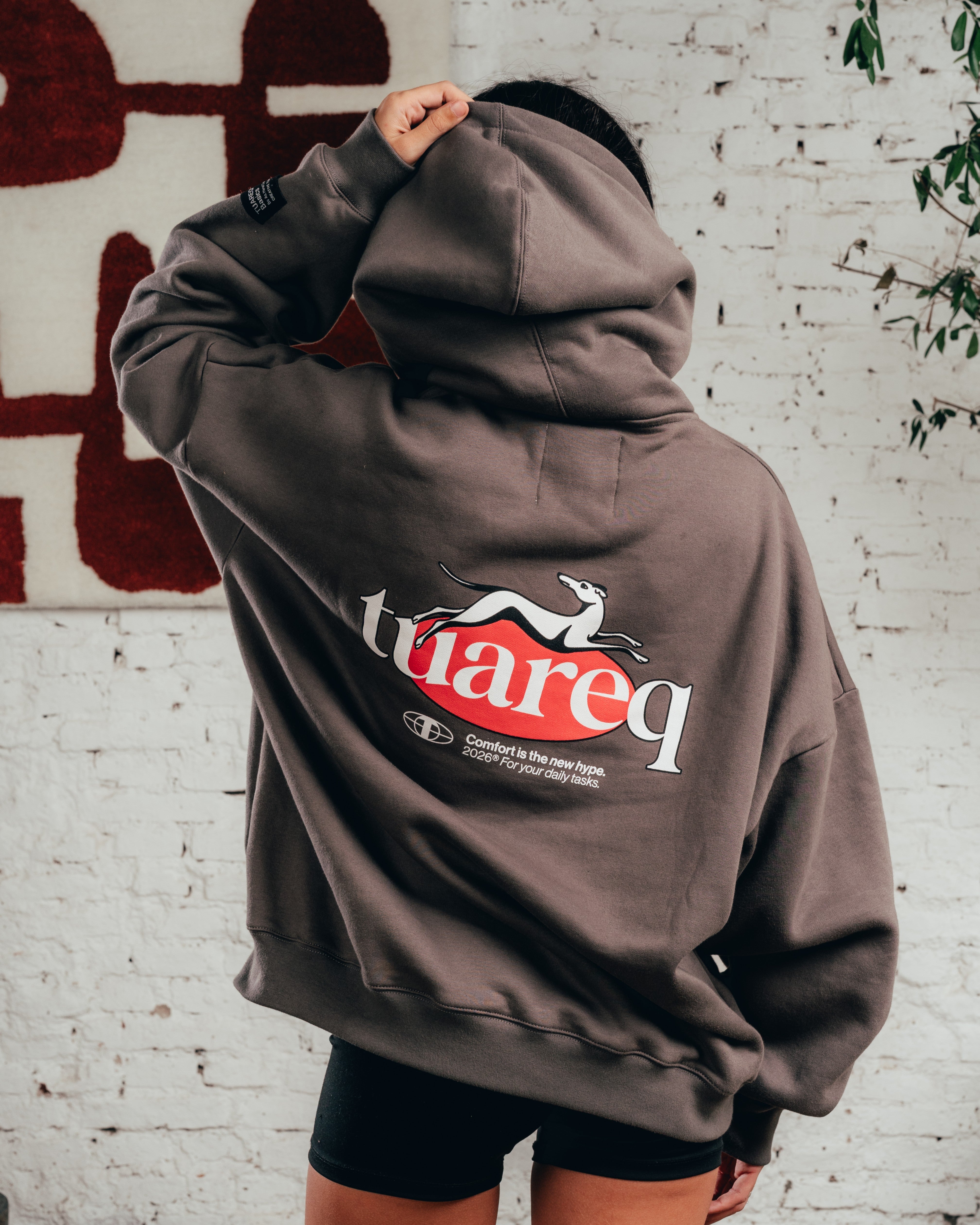 HOODIE OVERSIZED [ COMFORT ] GALGO GREY