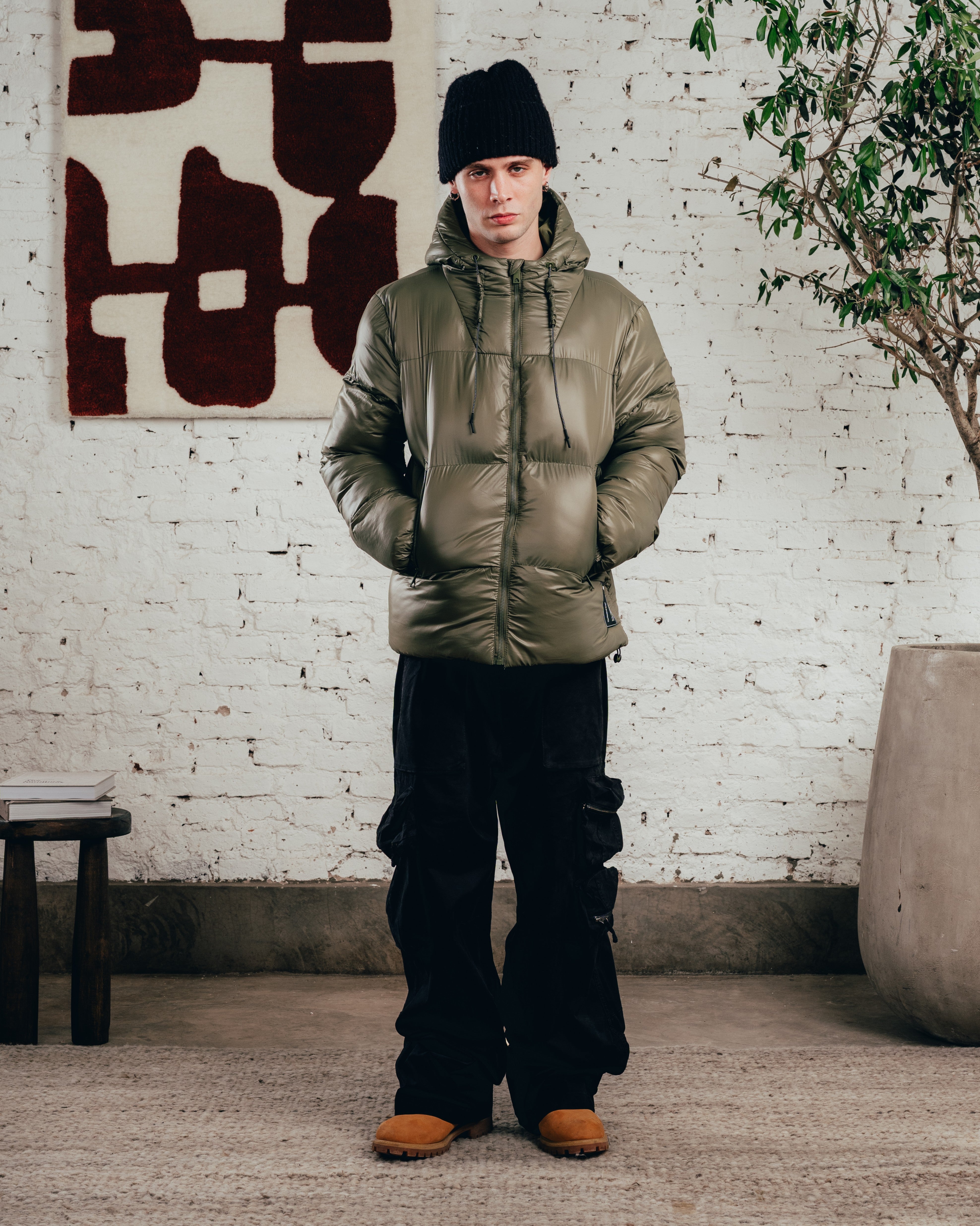 CAMPERA PUFFER [ COMFORT ] OLIVE GREEN