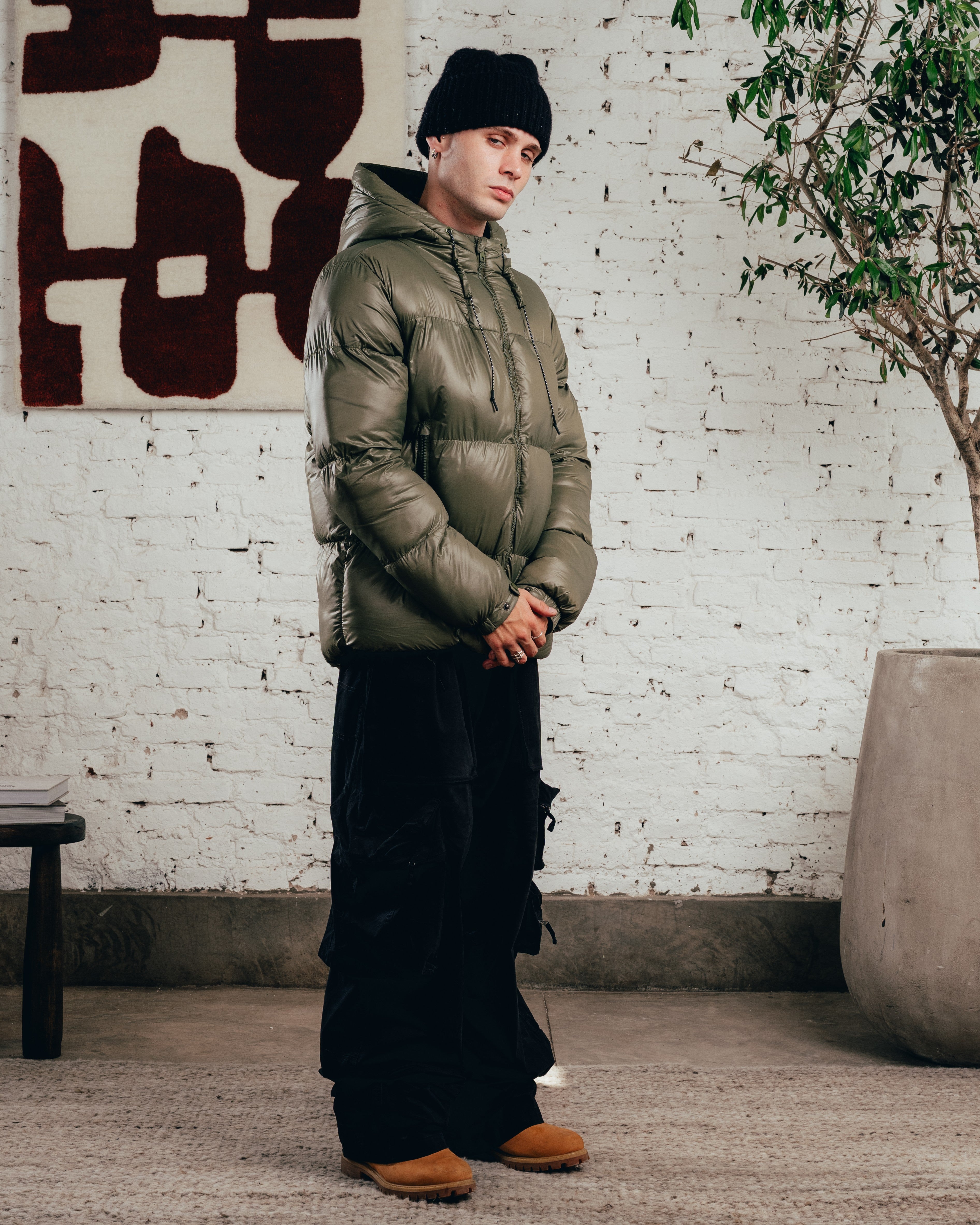 CAMPERA PUFFER [ COMFORT ] OLIVE GREEN