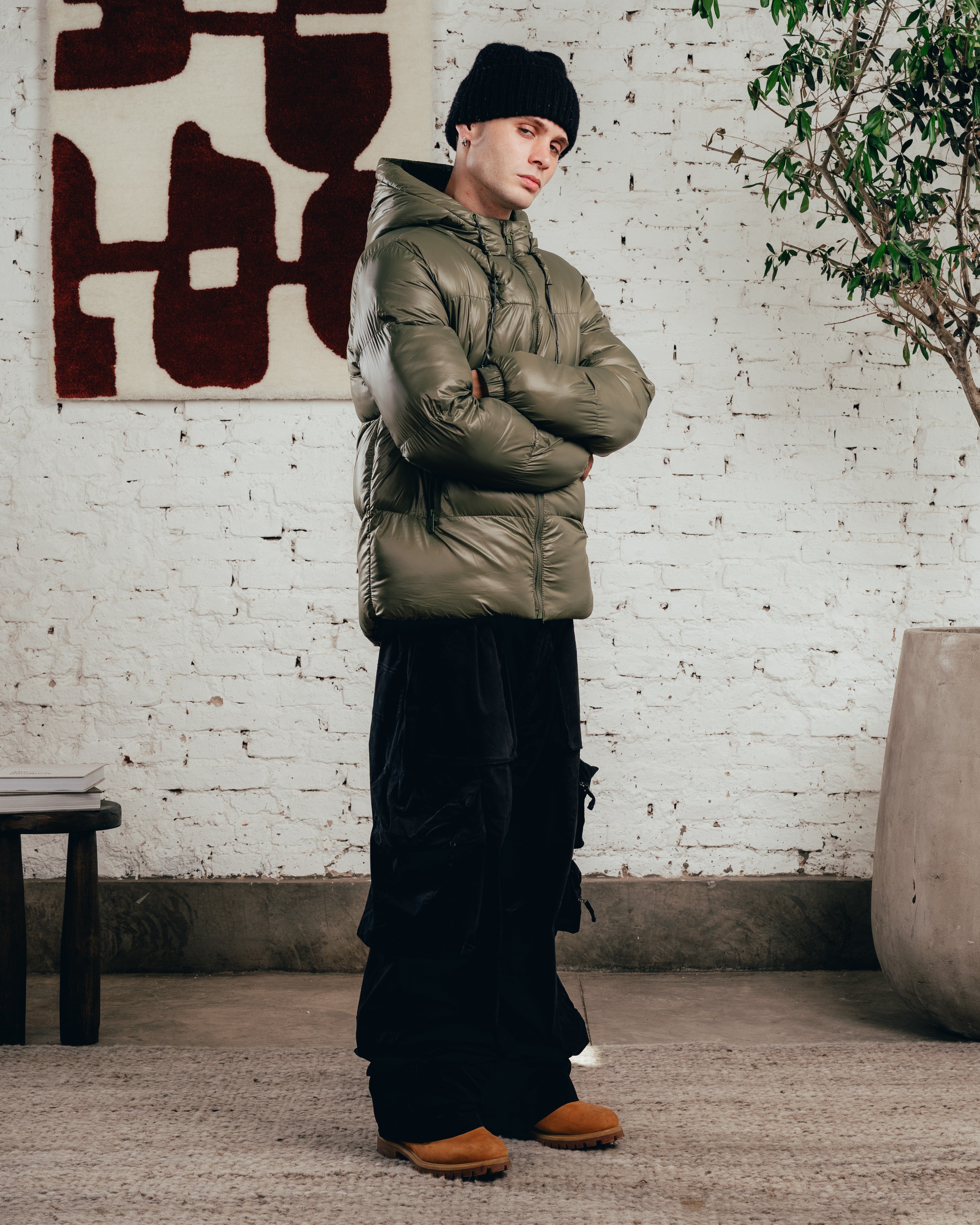 CAMPERA PUFFER [ COMFORT ] OLIVE GREEN
