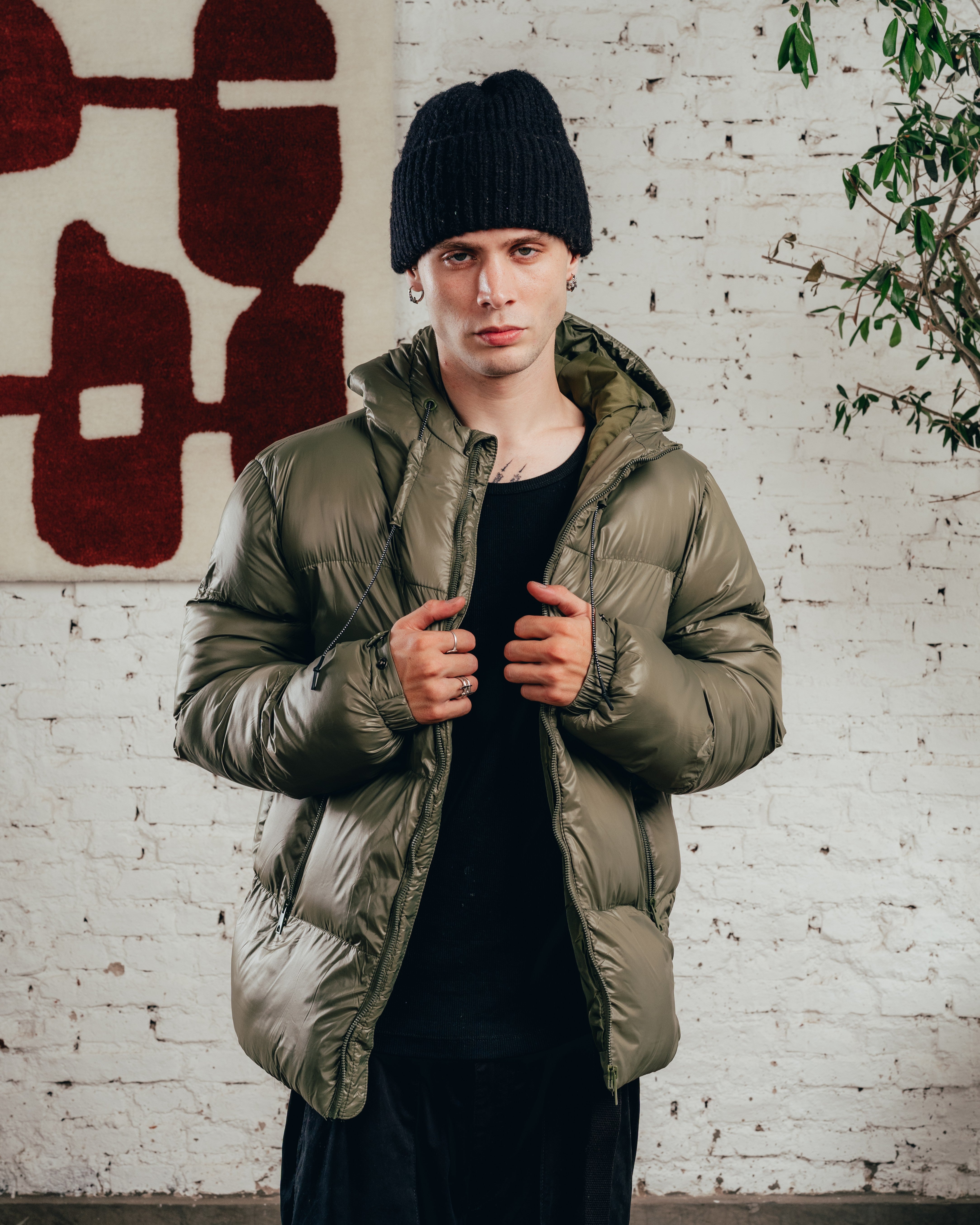 CAMPERA PUFFER [ COMFORT ] OLIVE GREEN