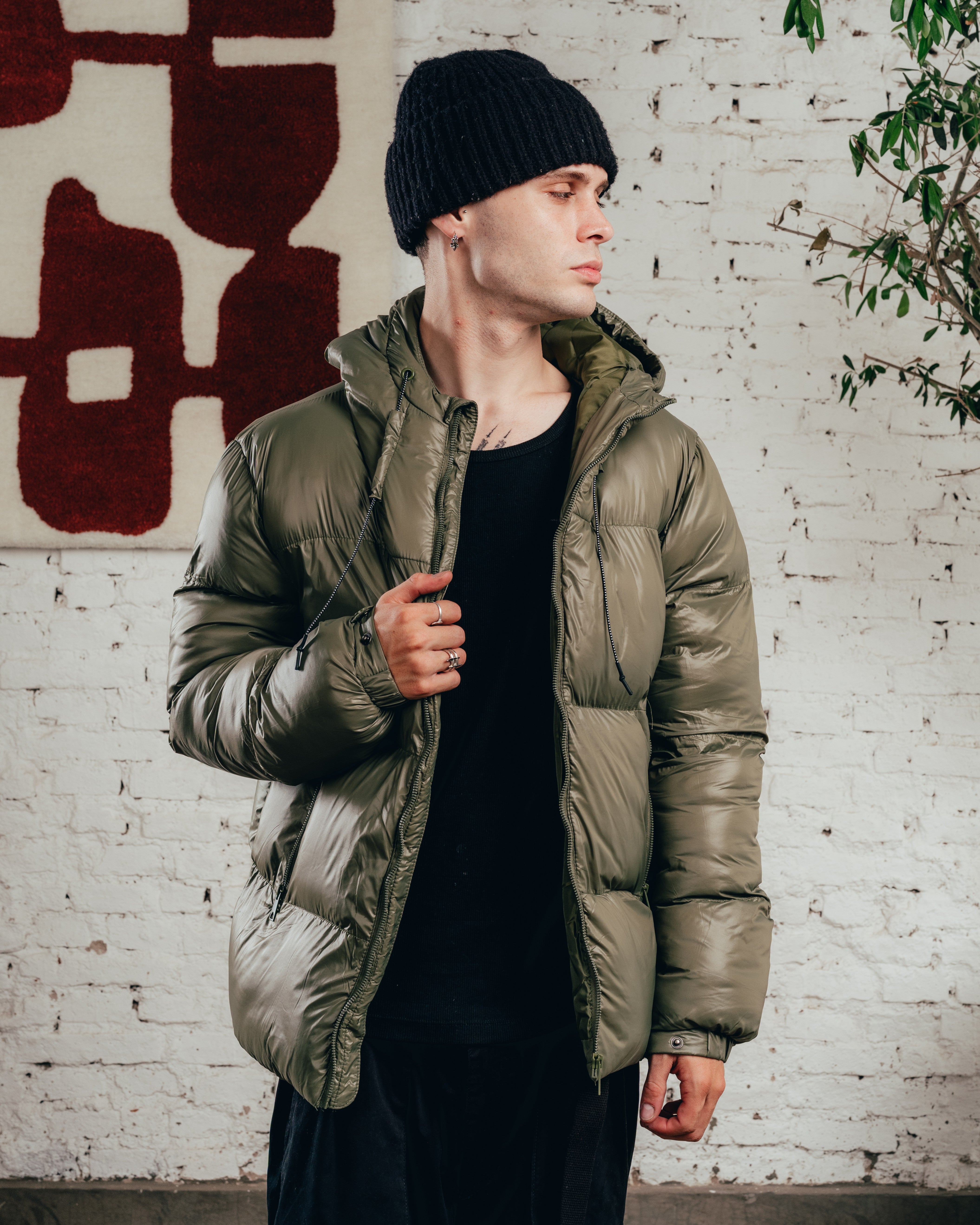 CAMPERA PUFFER [ COMFORT ] OLIVE GREEN