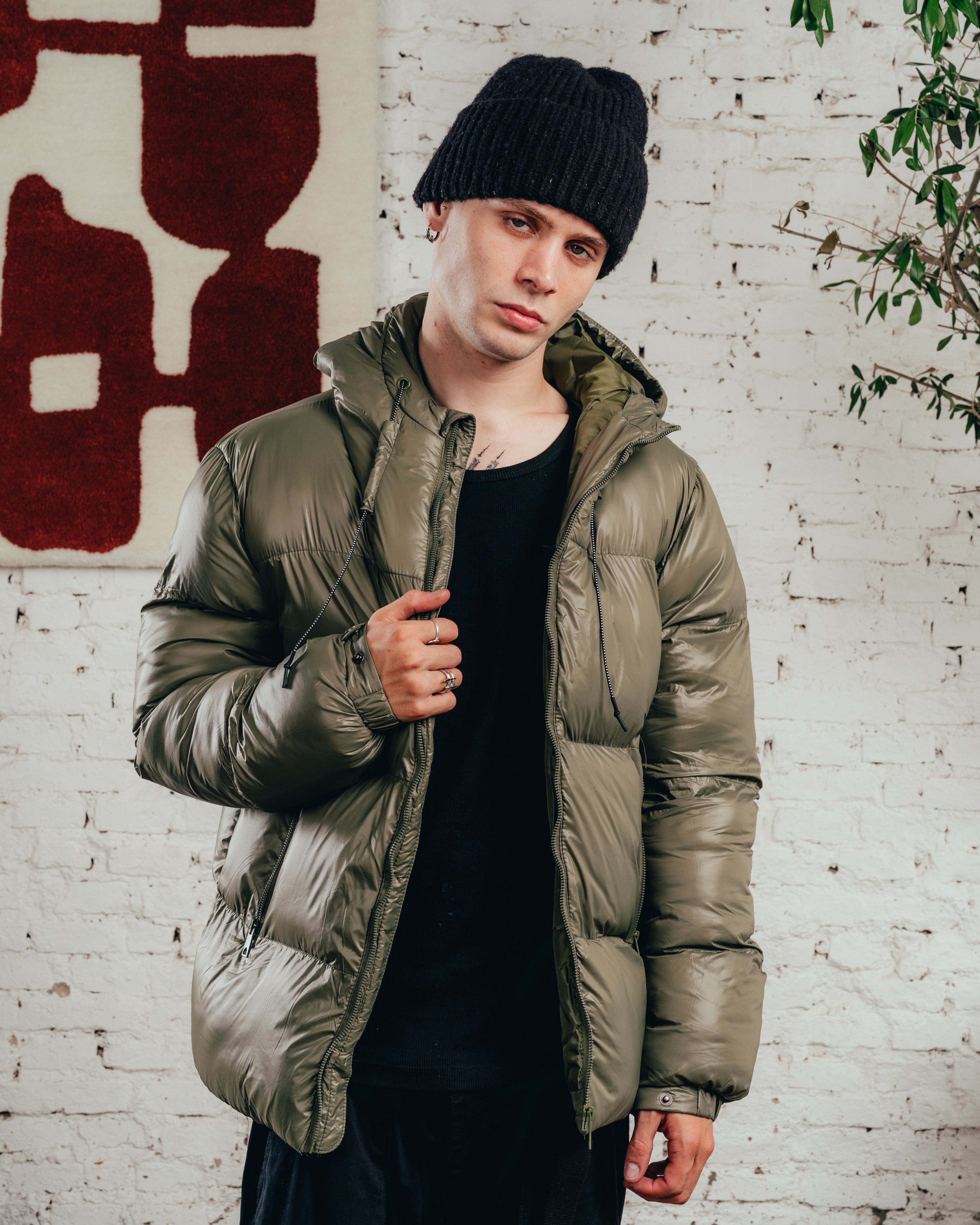 CAMPERA PUFFER [ COMFORT ] OLIVE GREEN