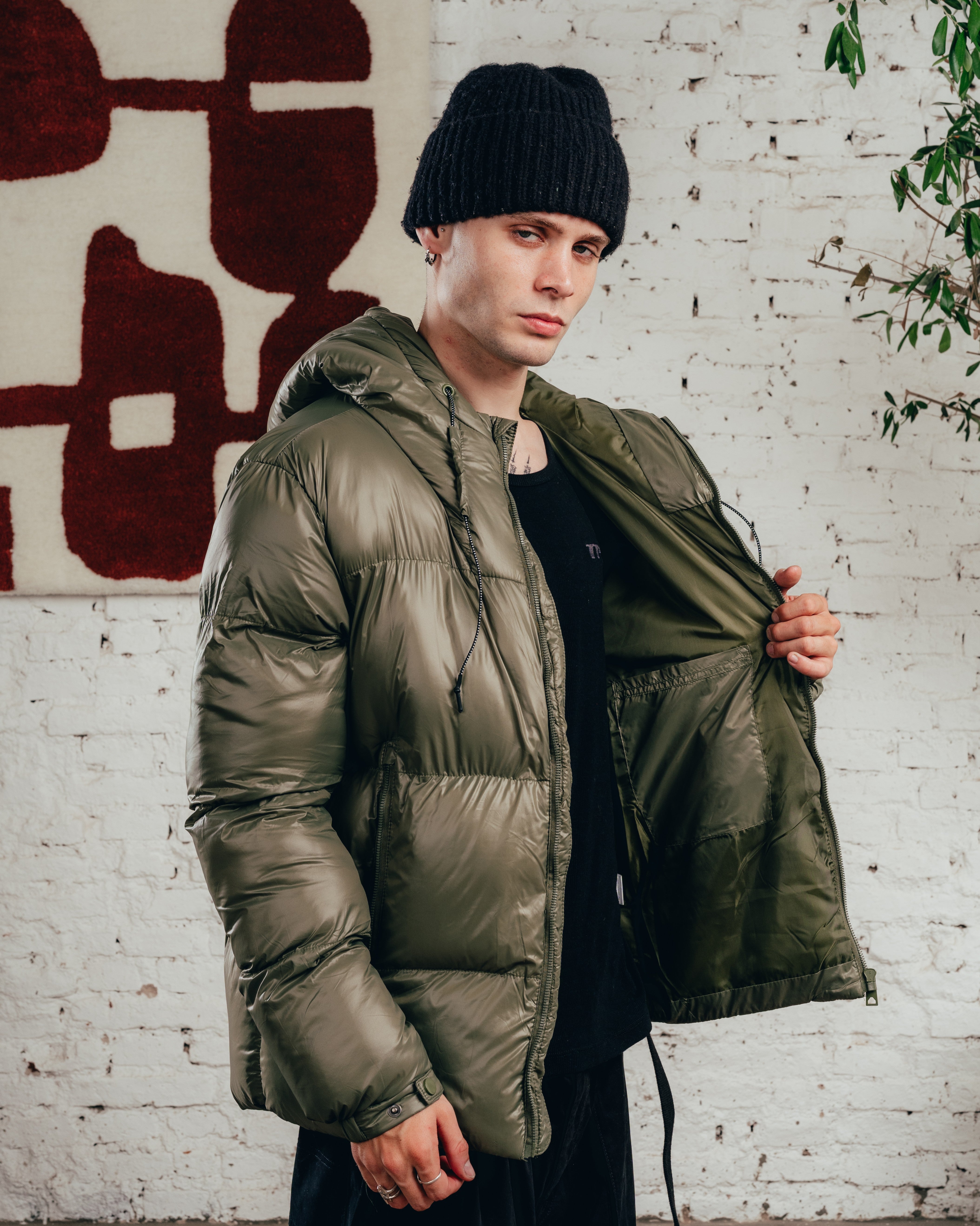 CAMPERA PUFFER [ COMFORT ] OLIVE GREEN