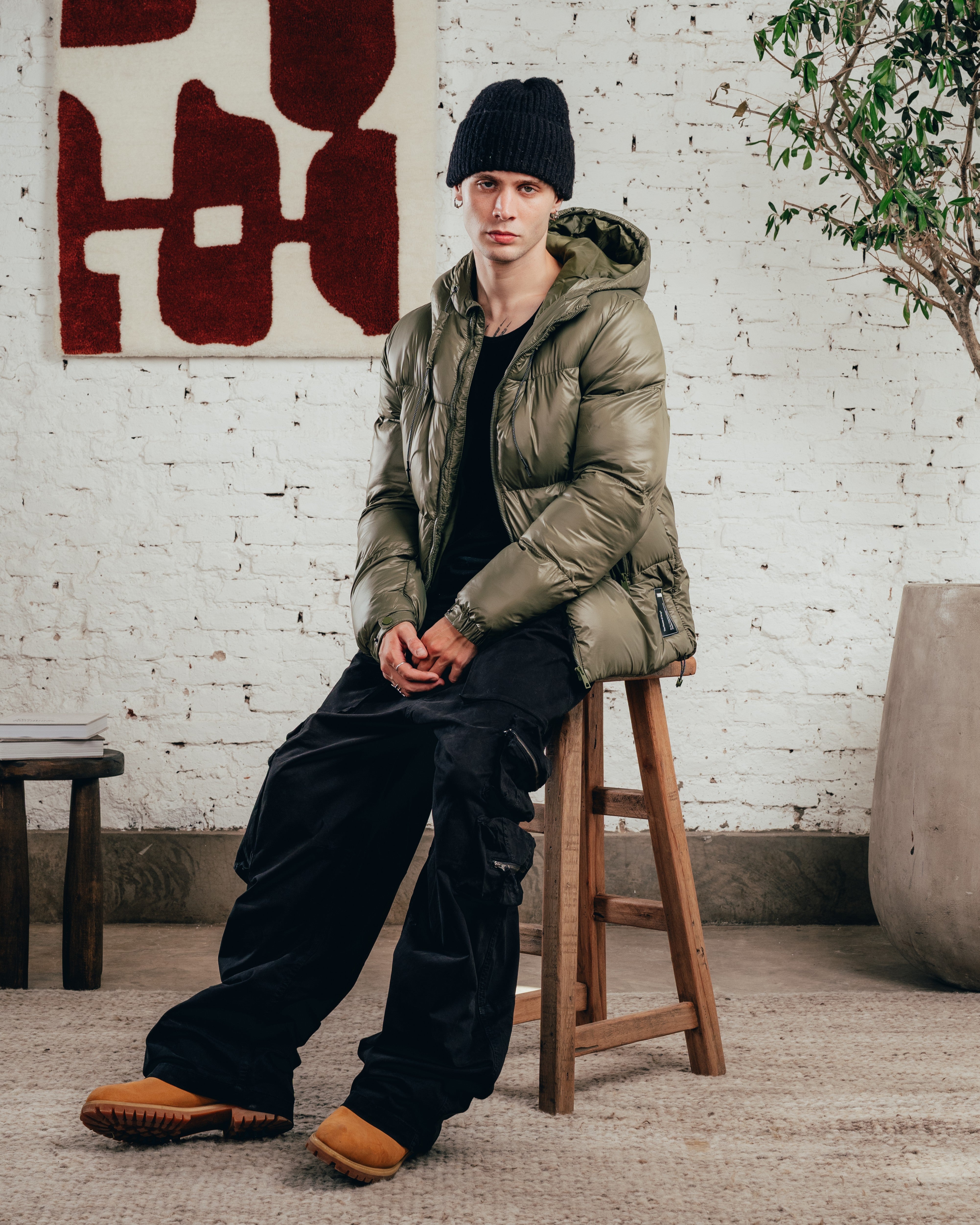 CAMPERA PUFFER [ COMFORT ] OLIVE GREEN