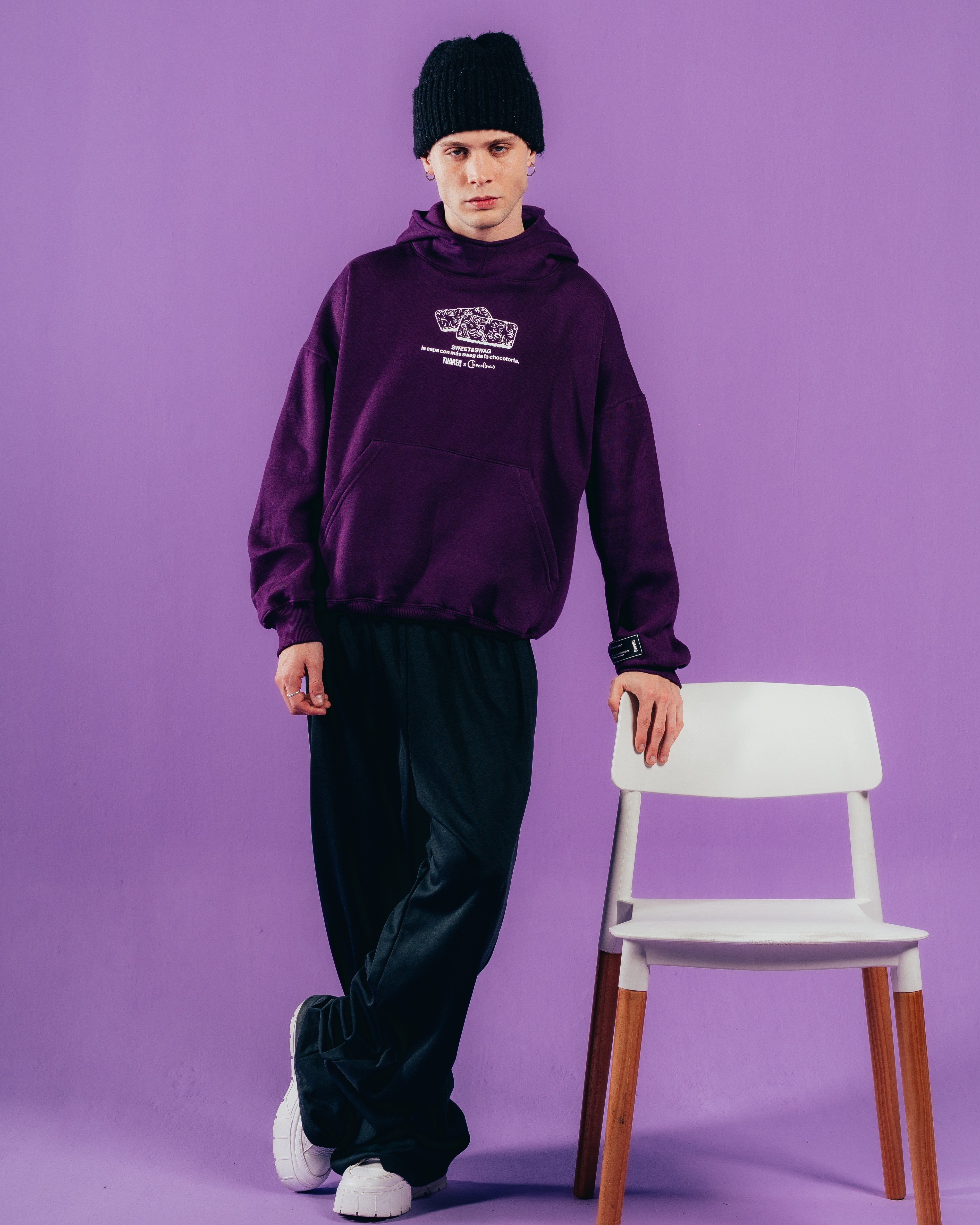 HOODIE EXTRAHEAVY [ CHOCOLINAS ] COOKIE VIOLET