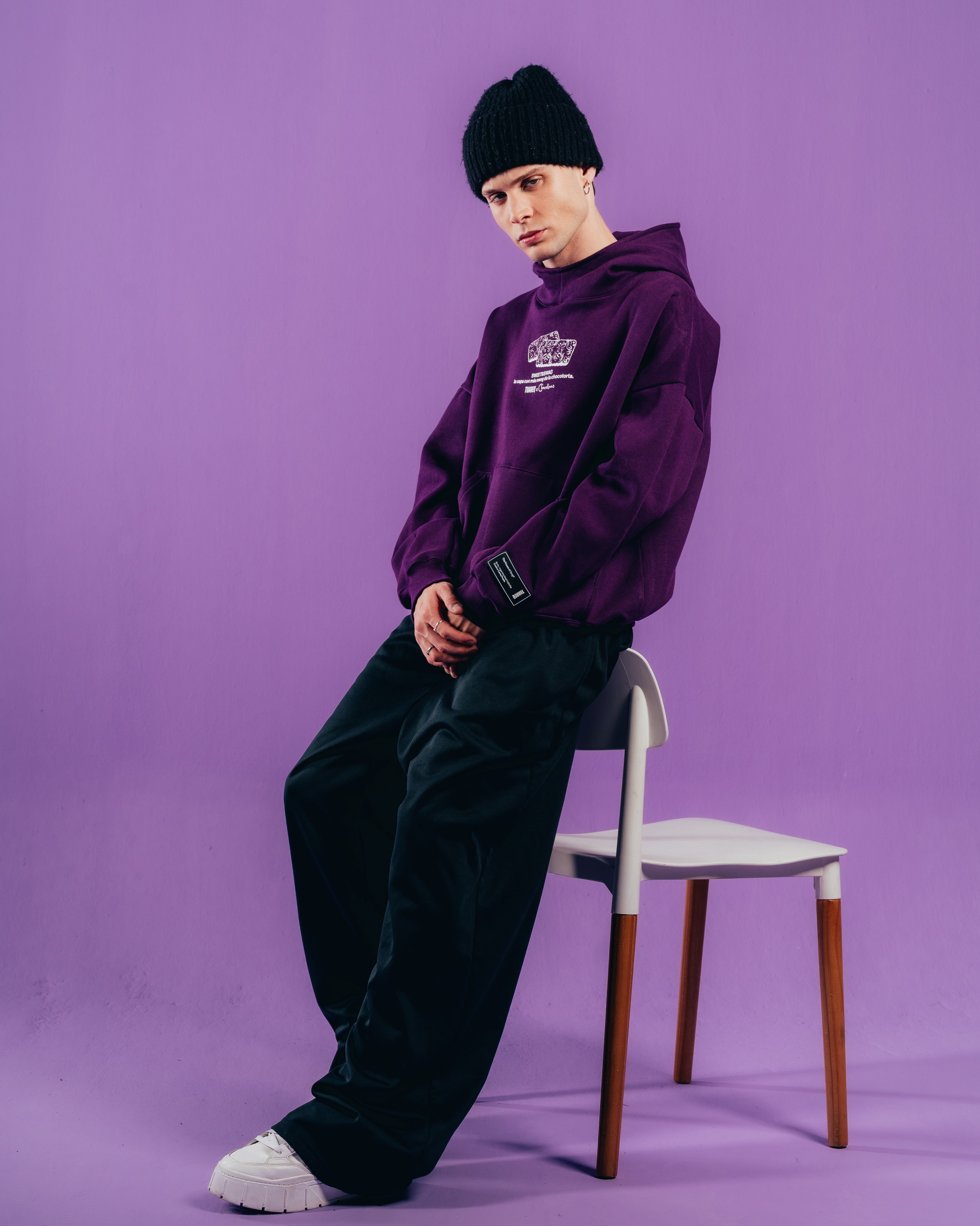 HOODIE EXTRAHEAVY [ CHOCOLINAS ] COOKIE VIOLET