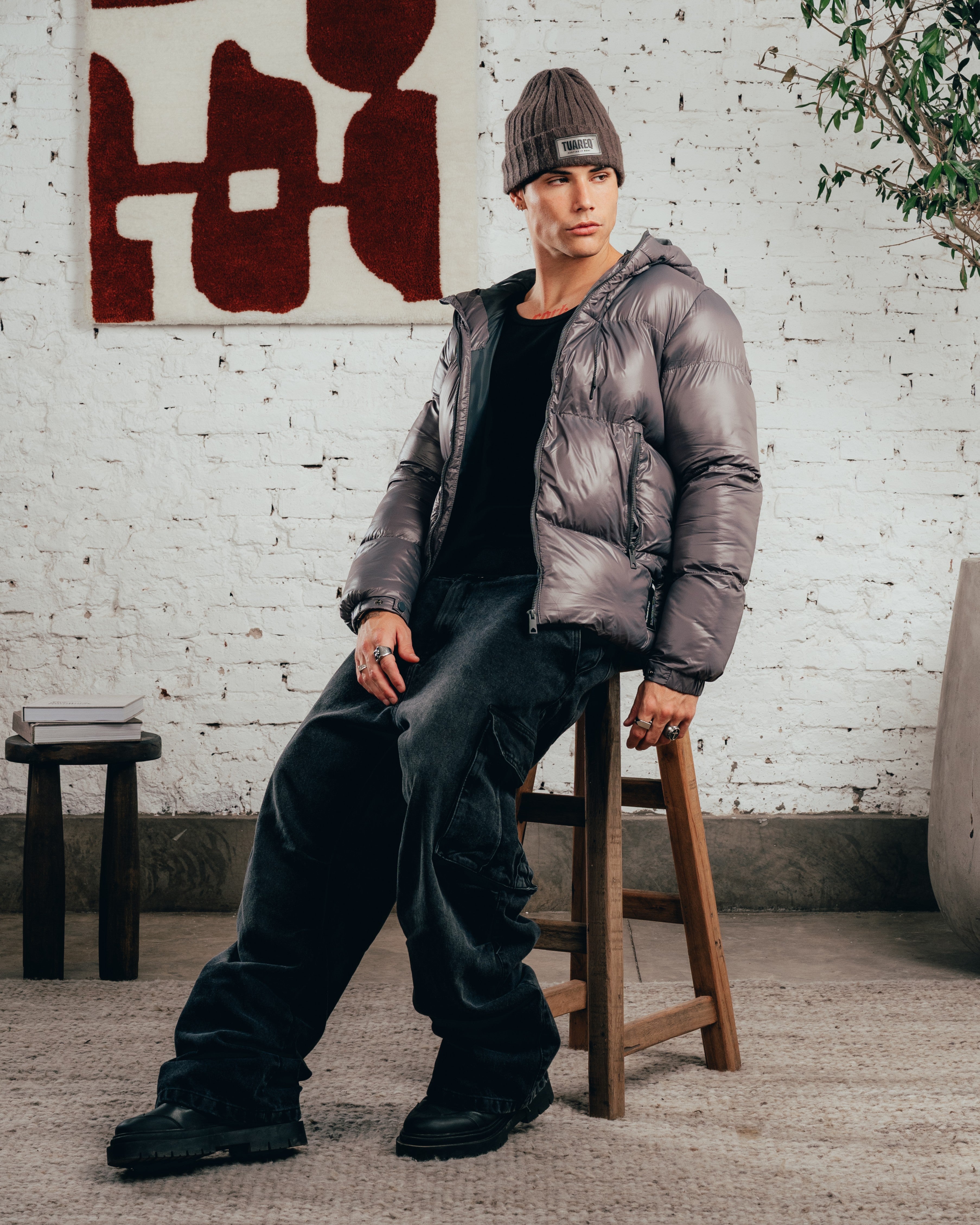 CAMPERA PUFFER [ COMFORT ] STEEL GREY