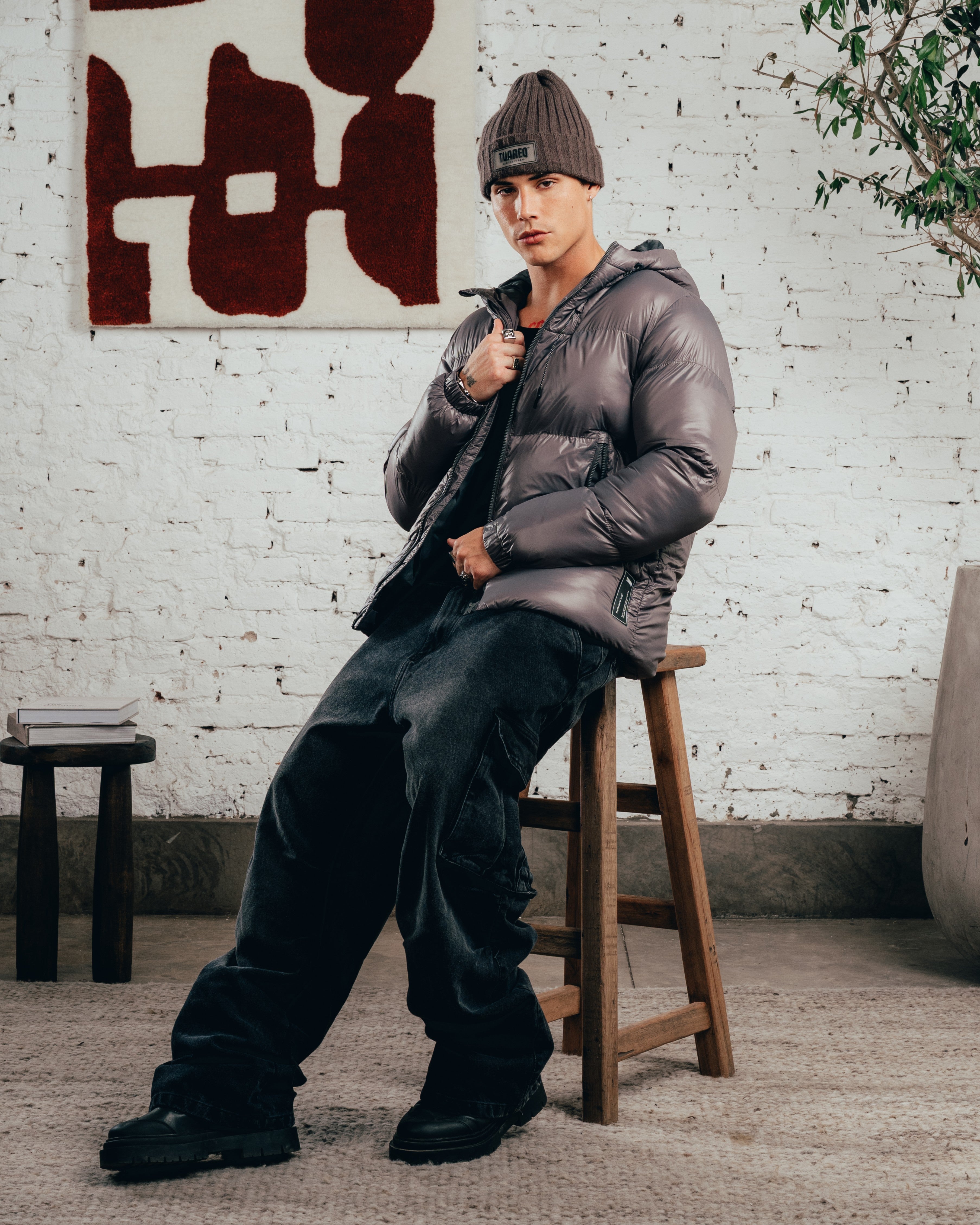 CAMPERA PUFFER [ COMFORT ] STEEL GREY