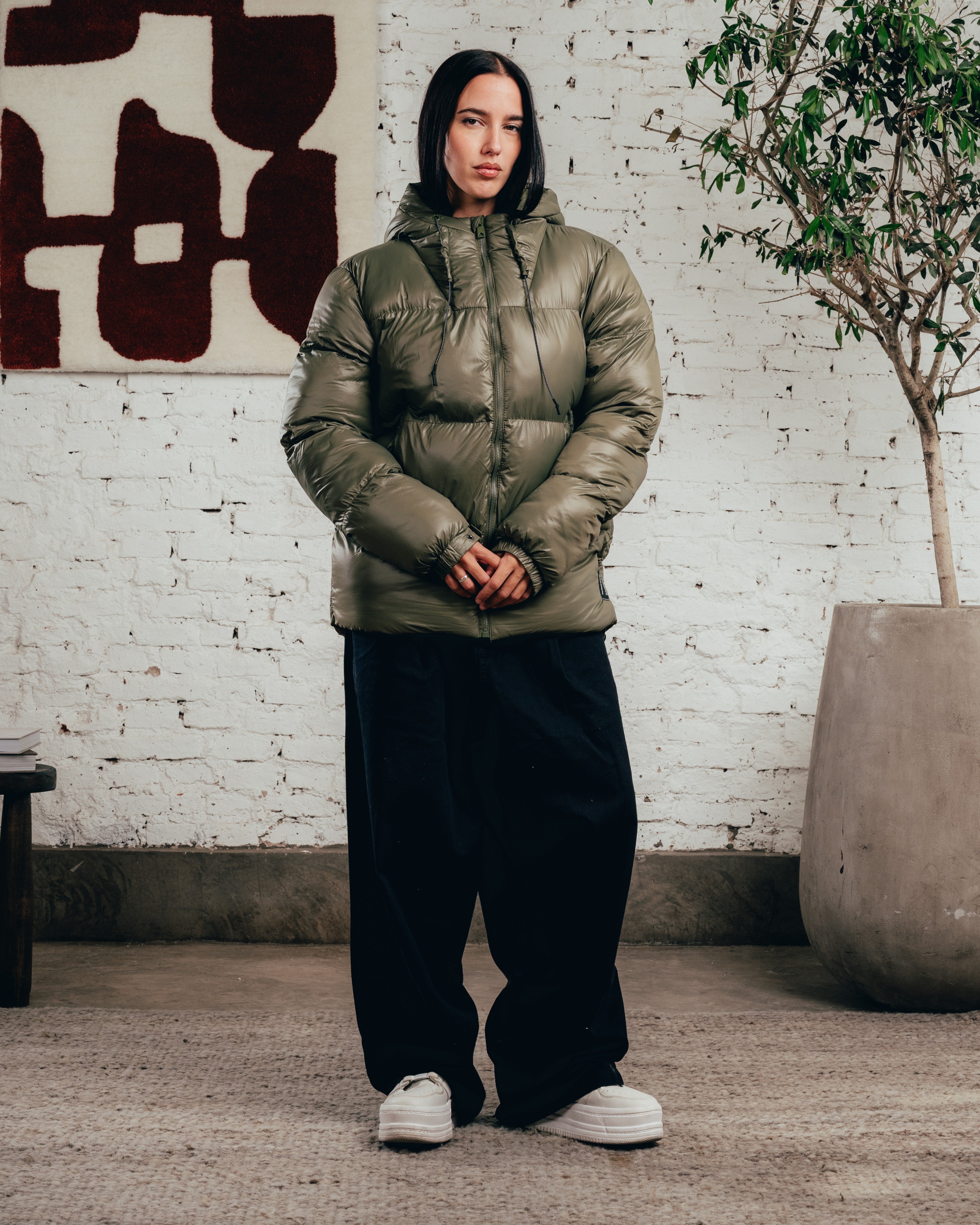 CAMPERA PUFFER [ COMFORT ] OLIVE GREEN