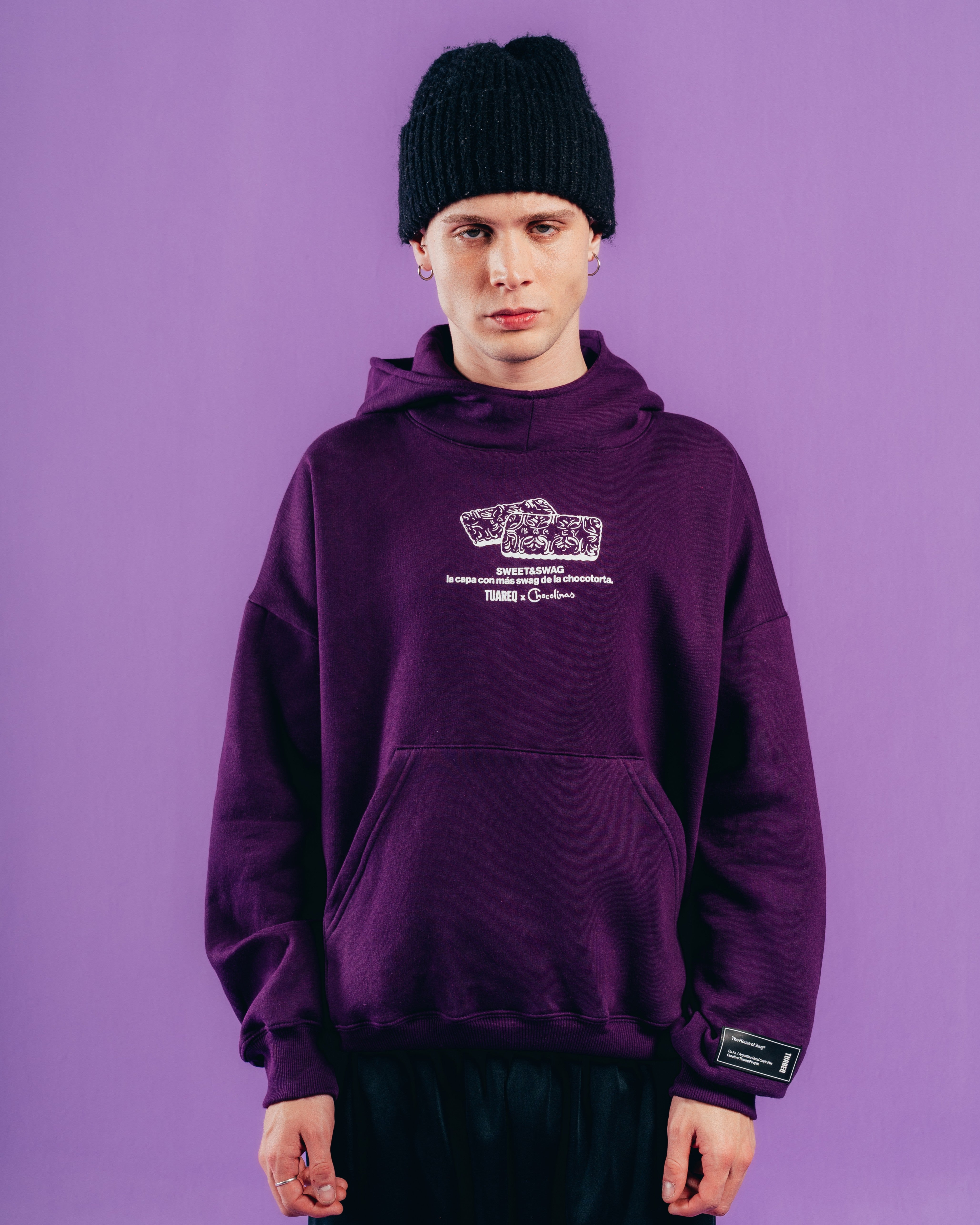 HOODIE EXTRAHEAVY [ CHOCOLINAS ] COOKIE VIOLET