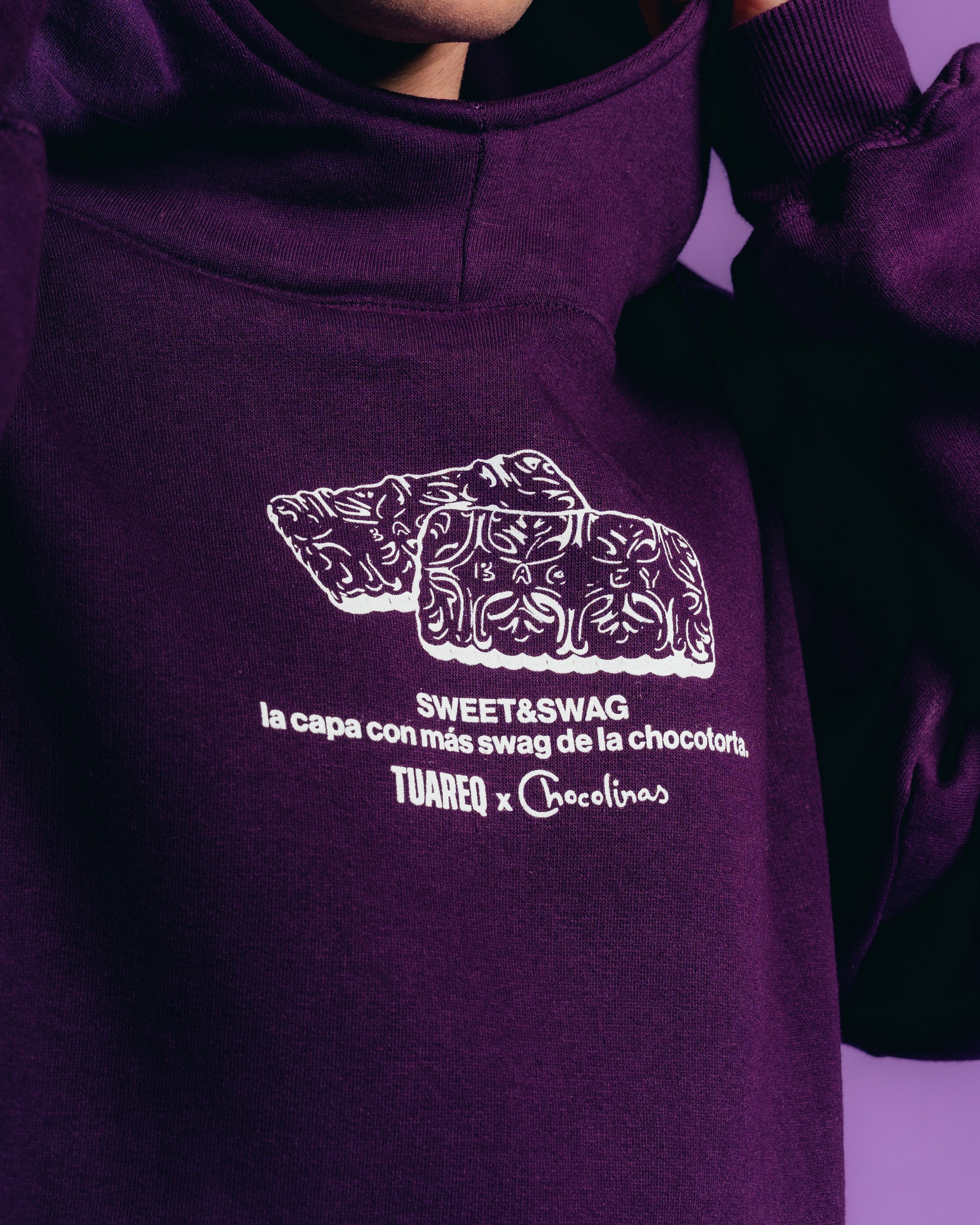 HOODIE EXTRAHEAVY [ CHOCOLINAS ] COOKIE VIOLET