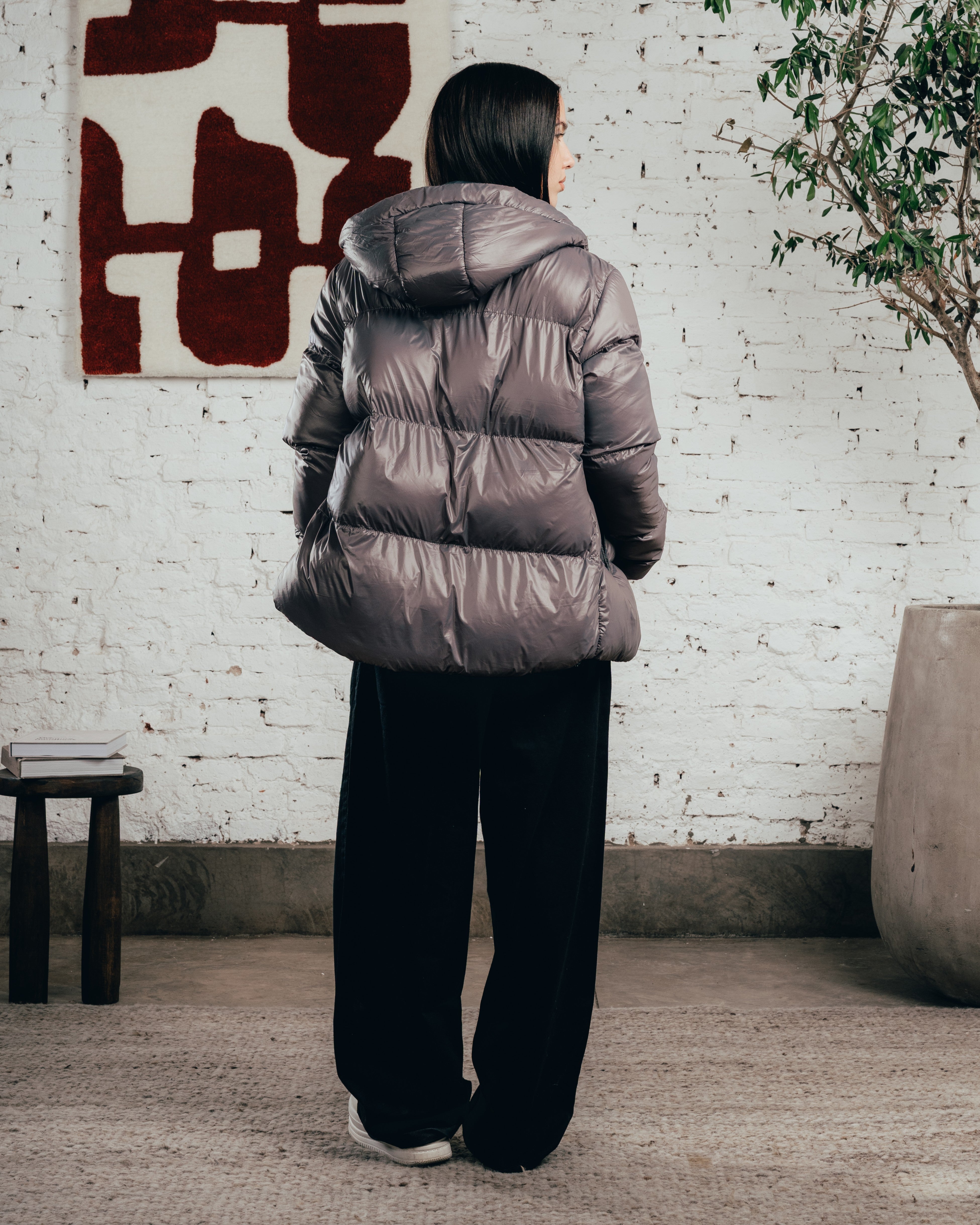 CAMPERA PUFFER [ COMFORT ] STEEL GREY