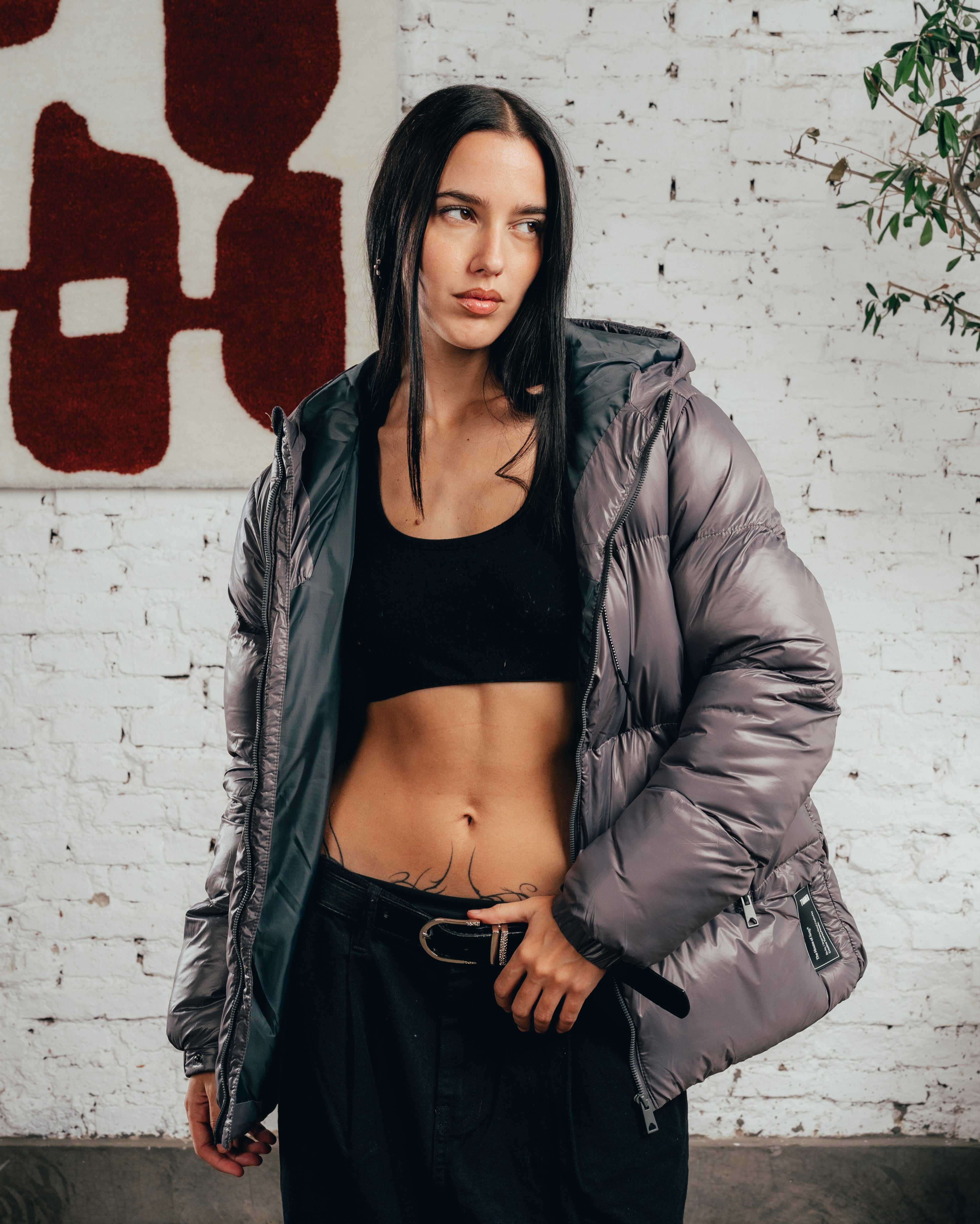 CAMPERA PUFFER [ COMFORT ] STEEL GREY