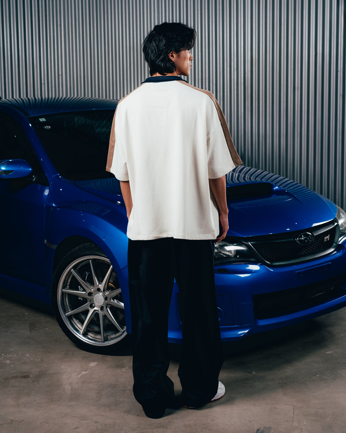 REMERA POLO OVERSIZED [ SUBARU ] WHITE