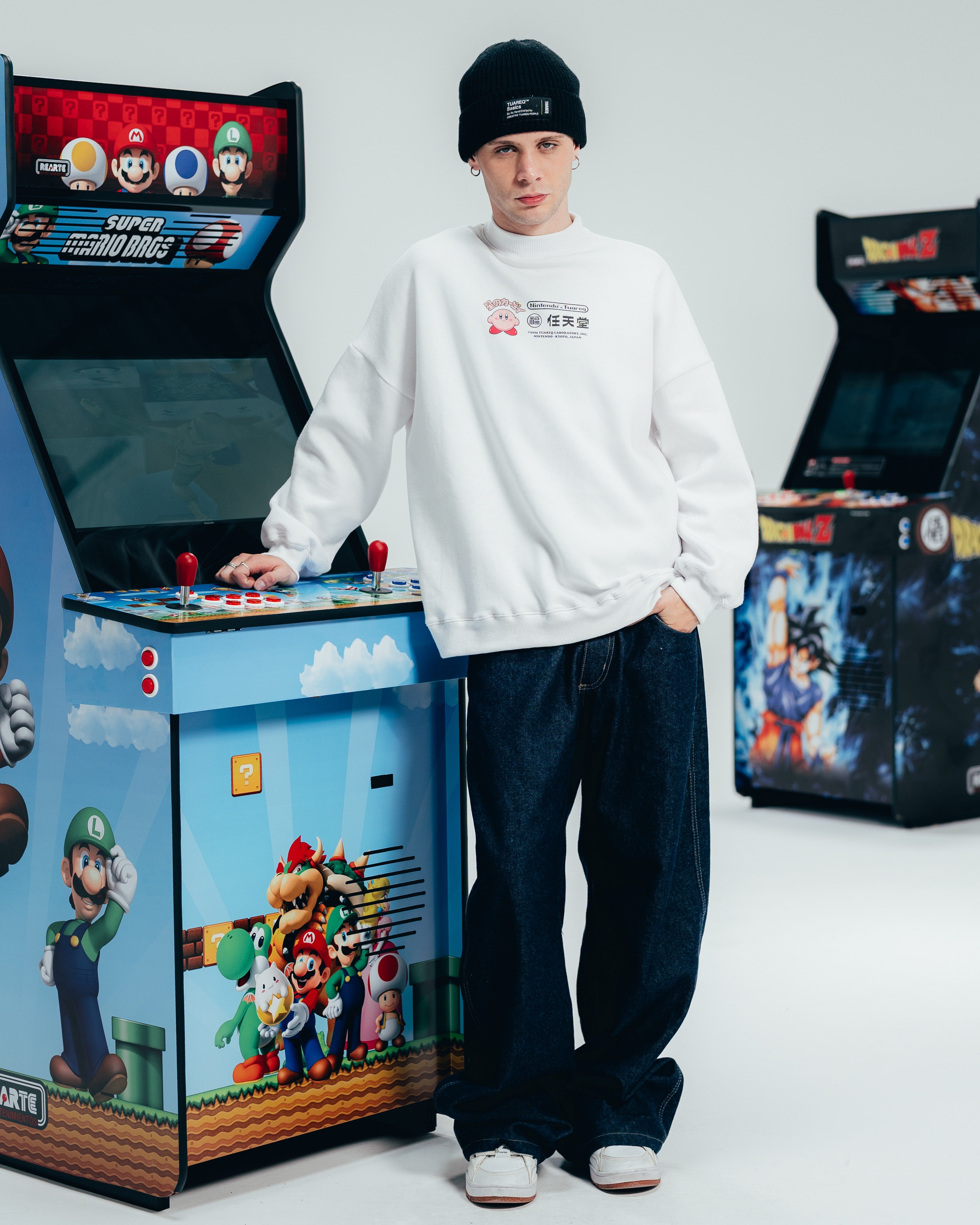 CREWNECK [ NINTENDO ] KIRBY WHITE