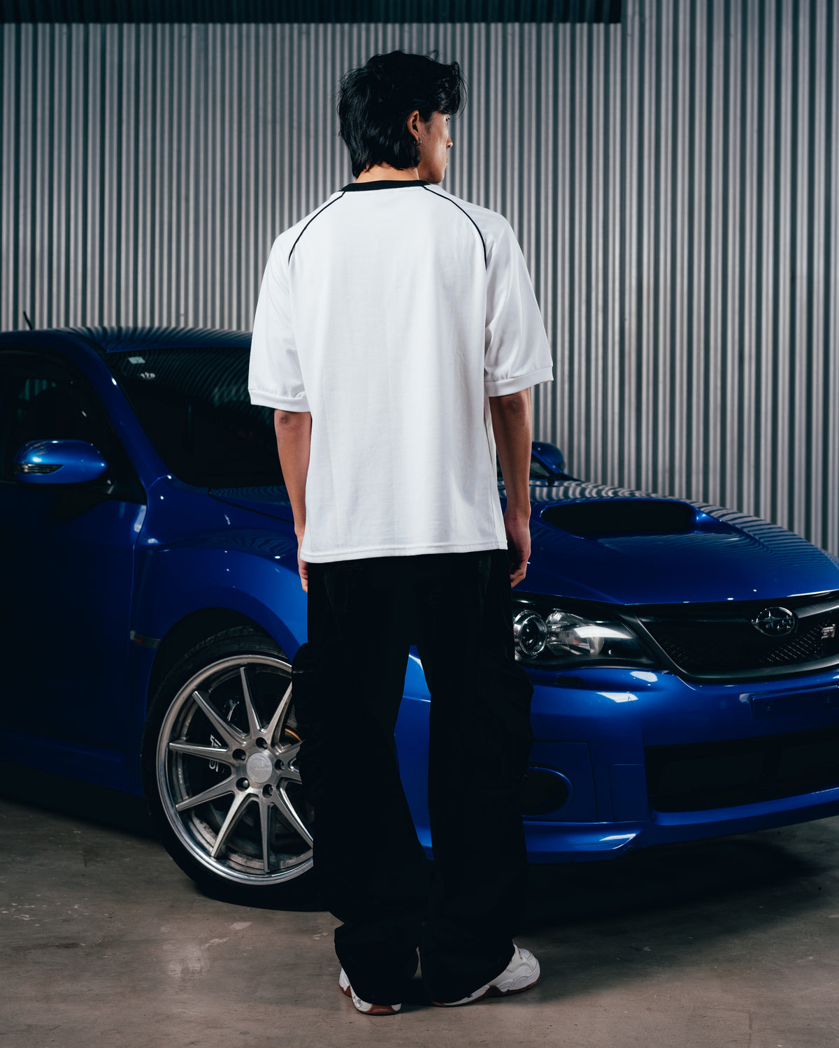 REMERA OVERSIZED [ SUBARU] RANGLAN WHITE