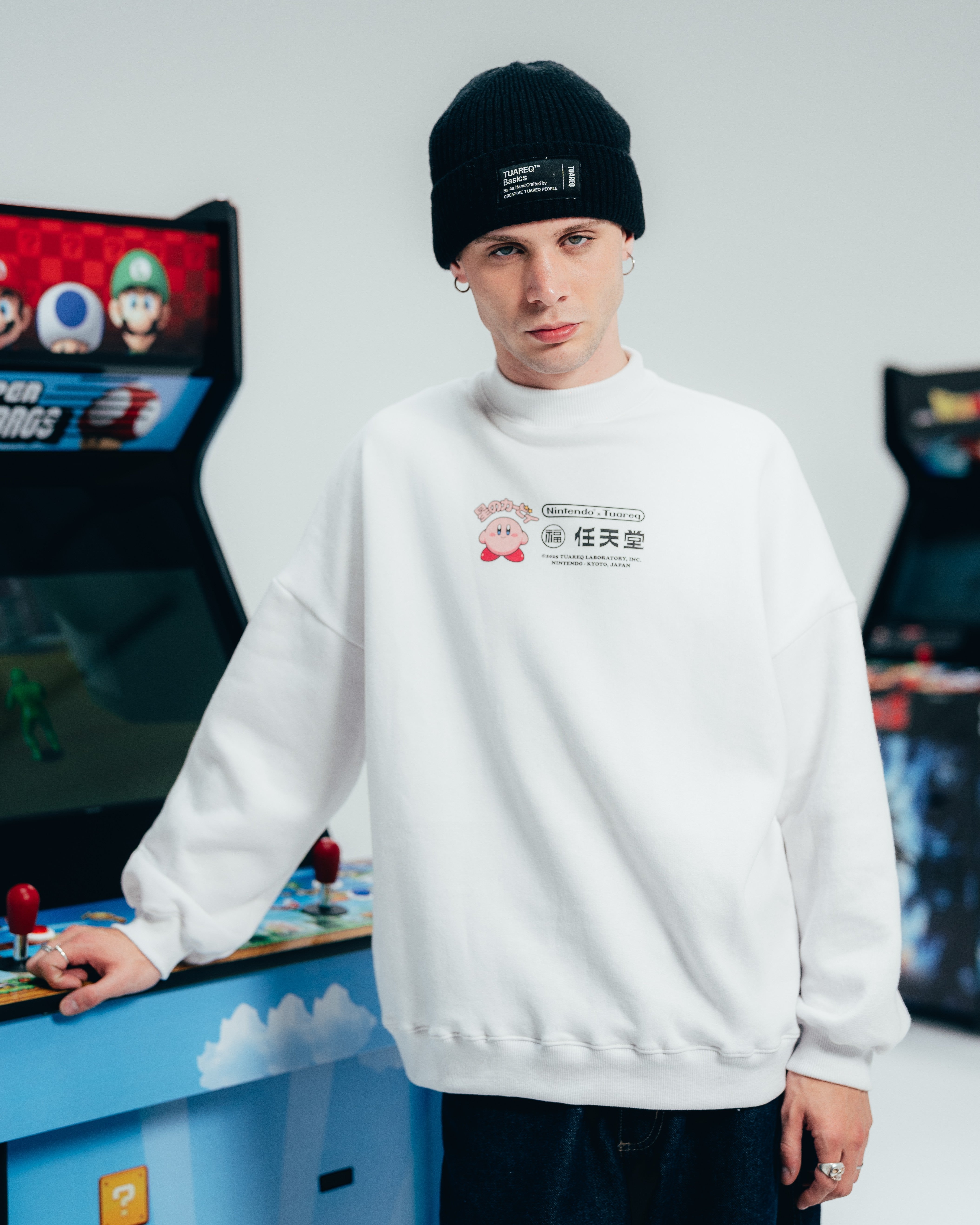 CREWNECK [ NINTENDO ] KIRBY WHITE