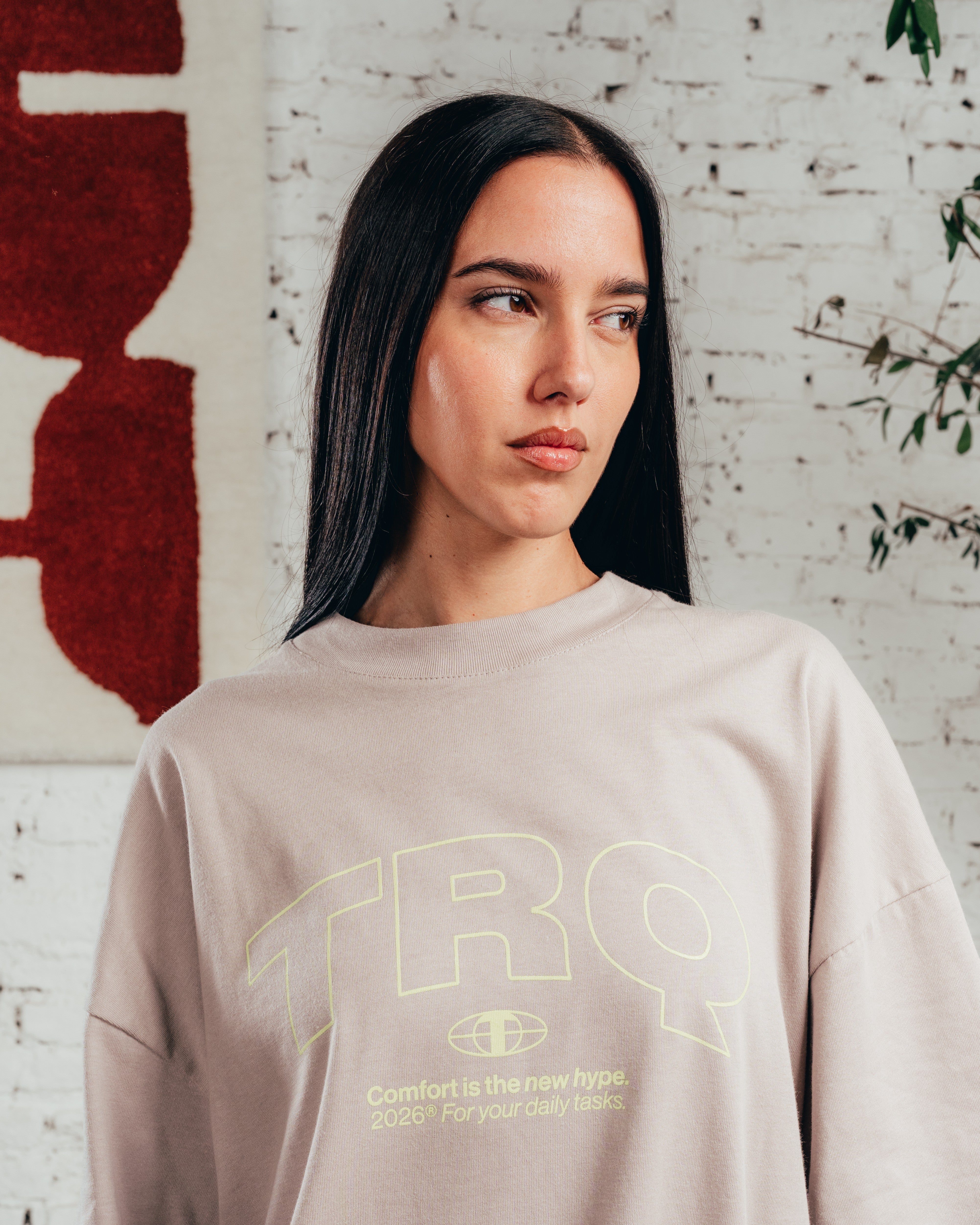 REMERA OVERSIZED [ COMFORT ] TRQ POMEX GREY