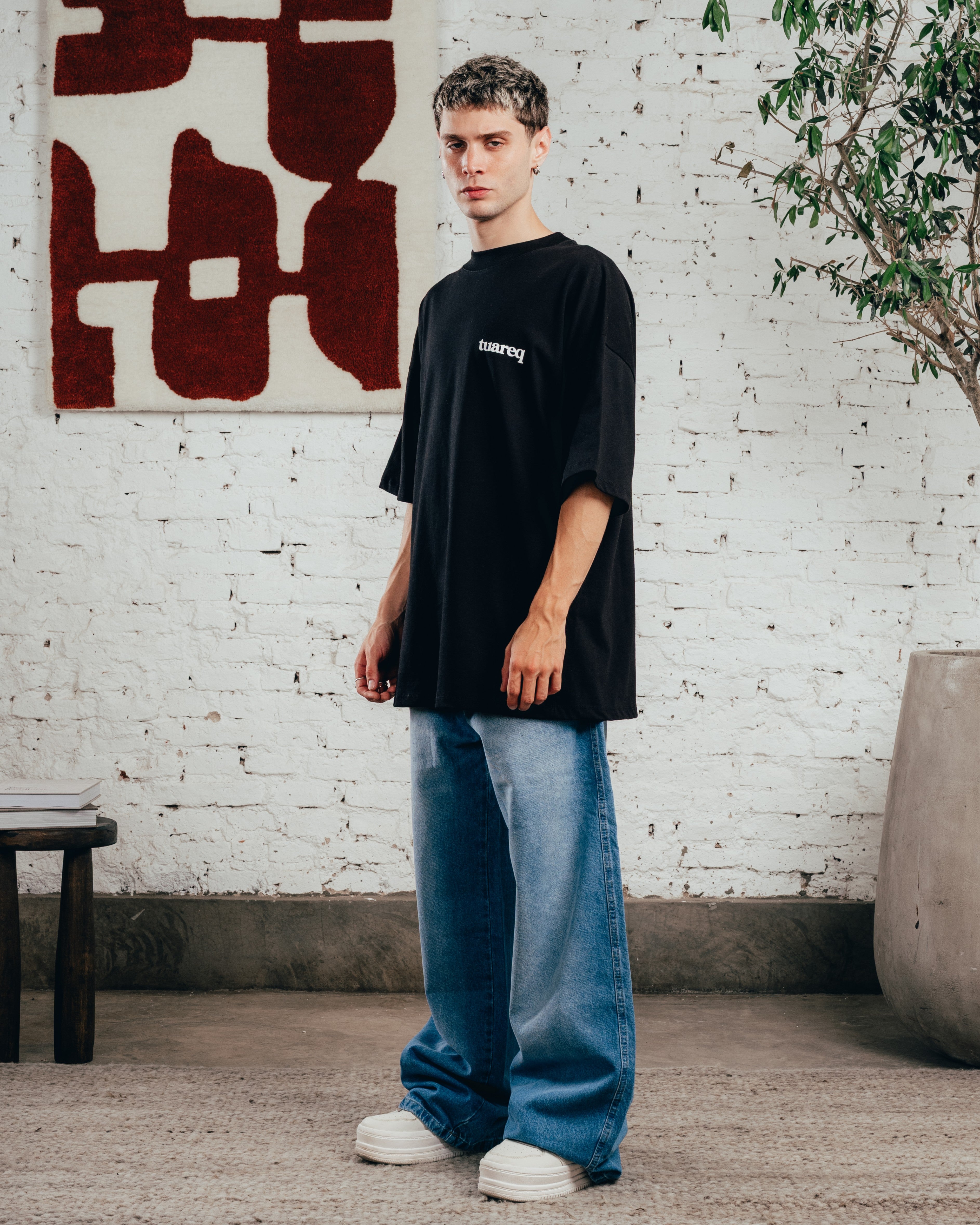 REMERA OVERSIZED [ COMFORT ] GALGO BLACK
