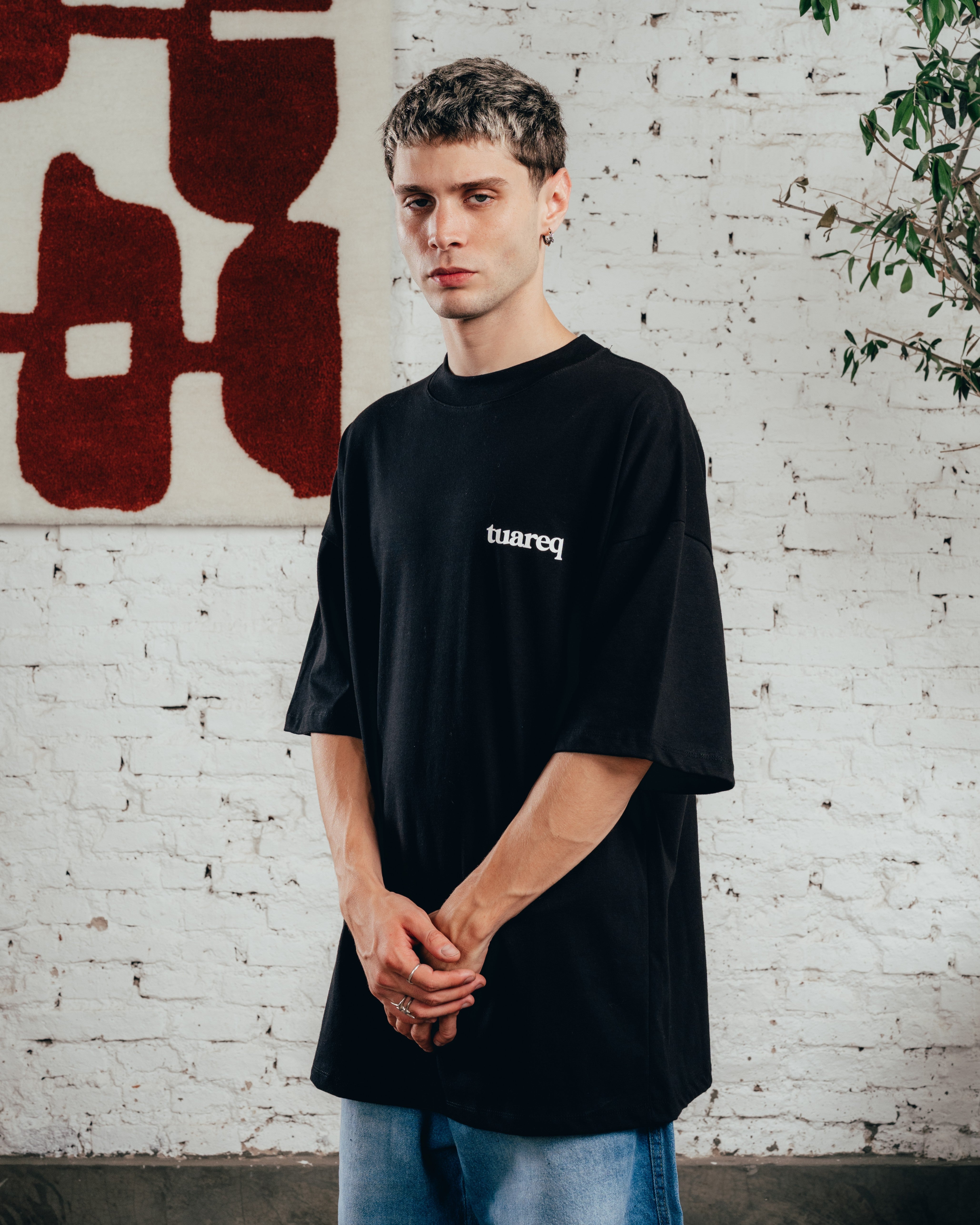 REMERA OVERSIZED [ COMFORT ] GALGO BLACK