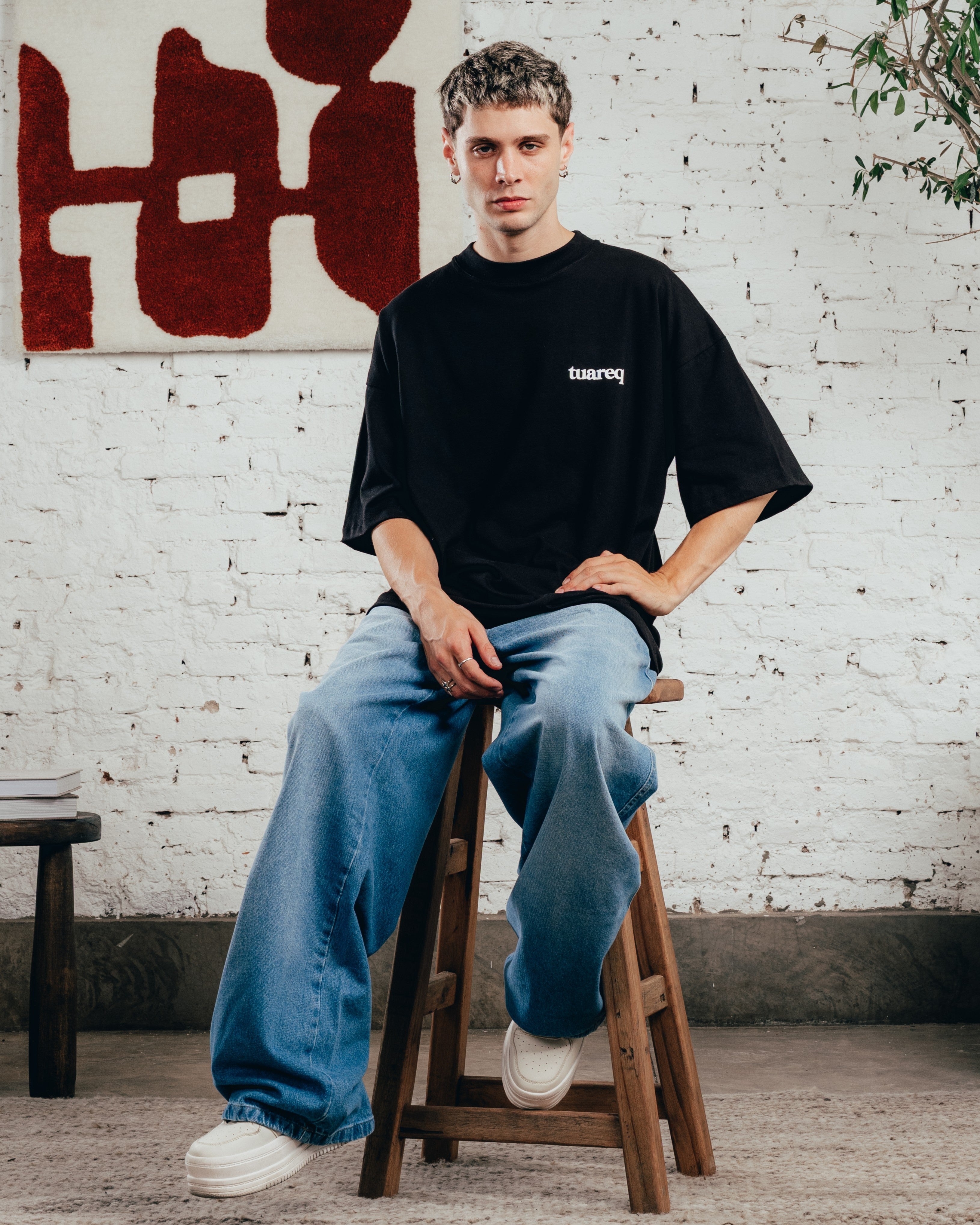 REMERA OVERSIZED [ COMFORT ] GALGO BLACK