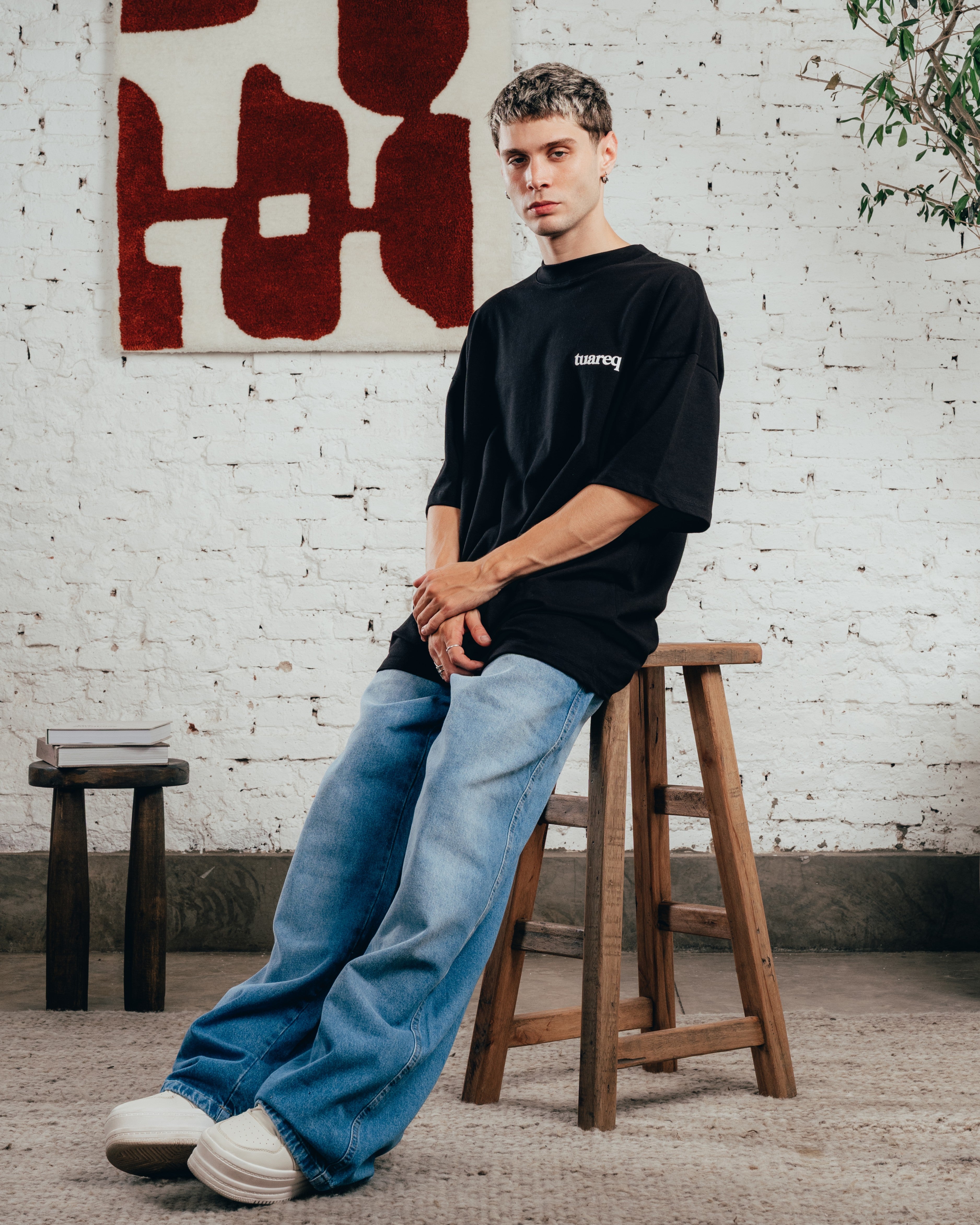 REMERA OVERSIZED [ COMFORT ] GALGO BLACK