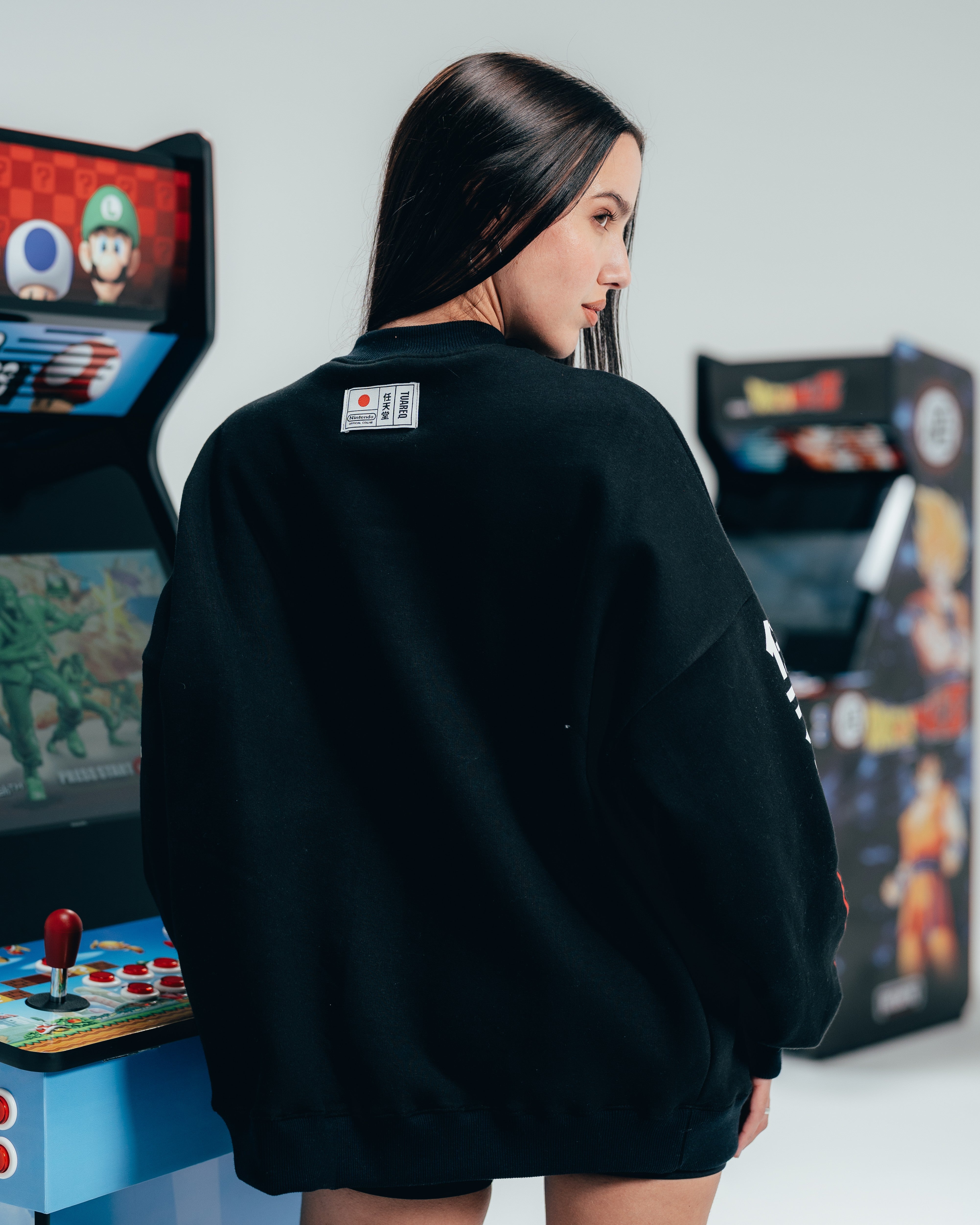 CREWNECK [ NINTENDO ] JAPANESE BLACK