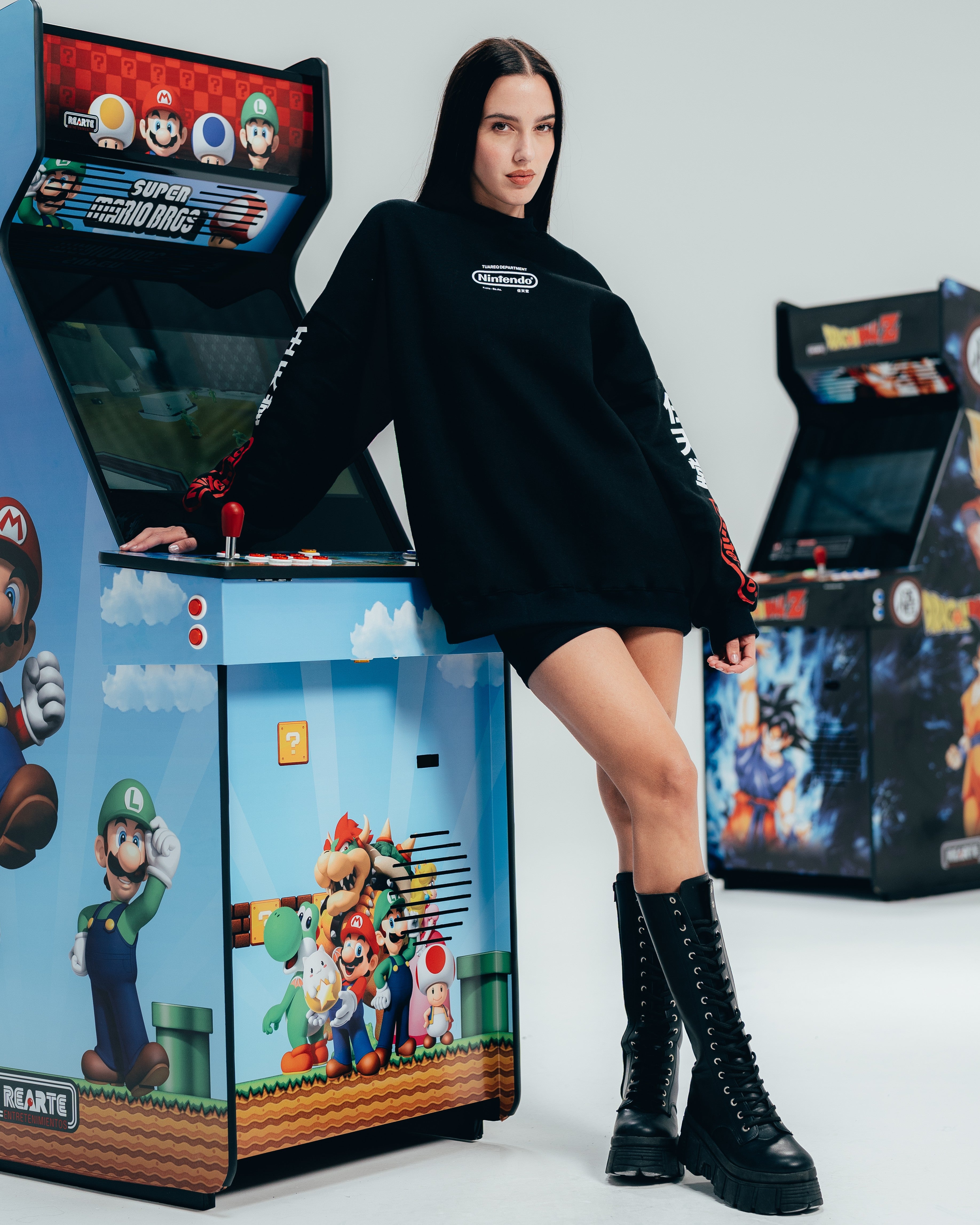 CREWNECK [ NINTENDO ] JAPANESE BLACK