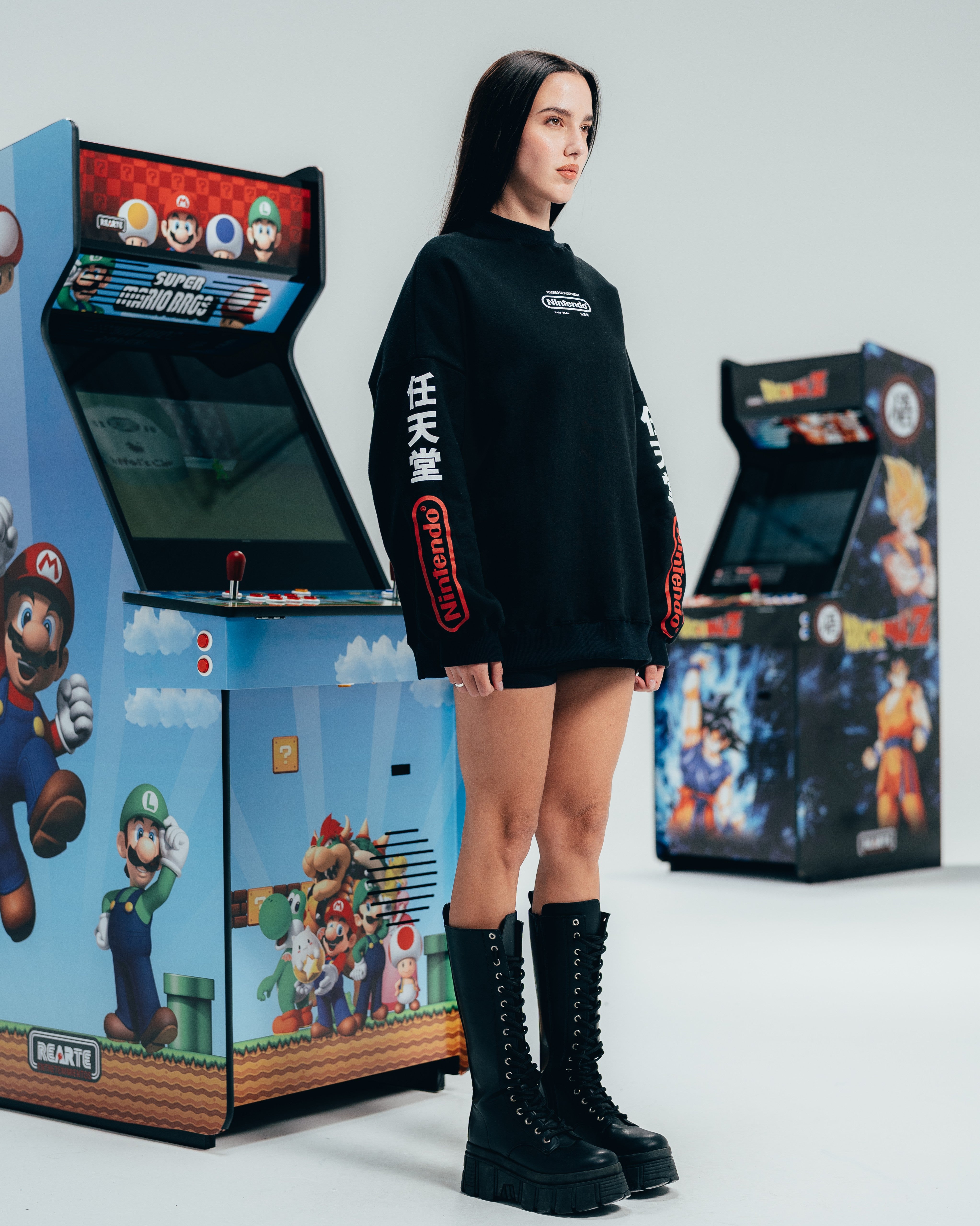CREWNECK [ NINTENDO ] JAPANESE BLACK