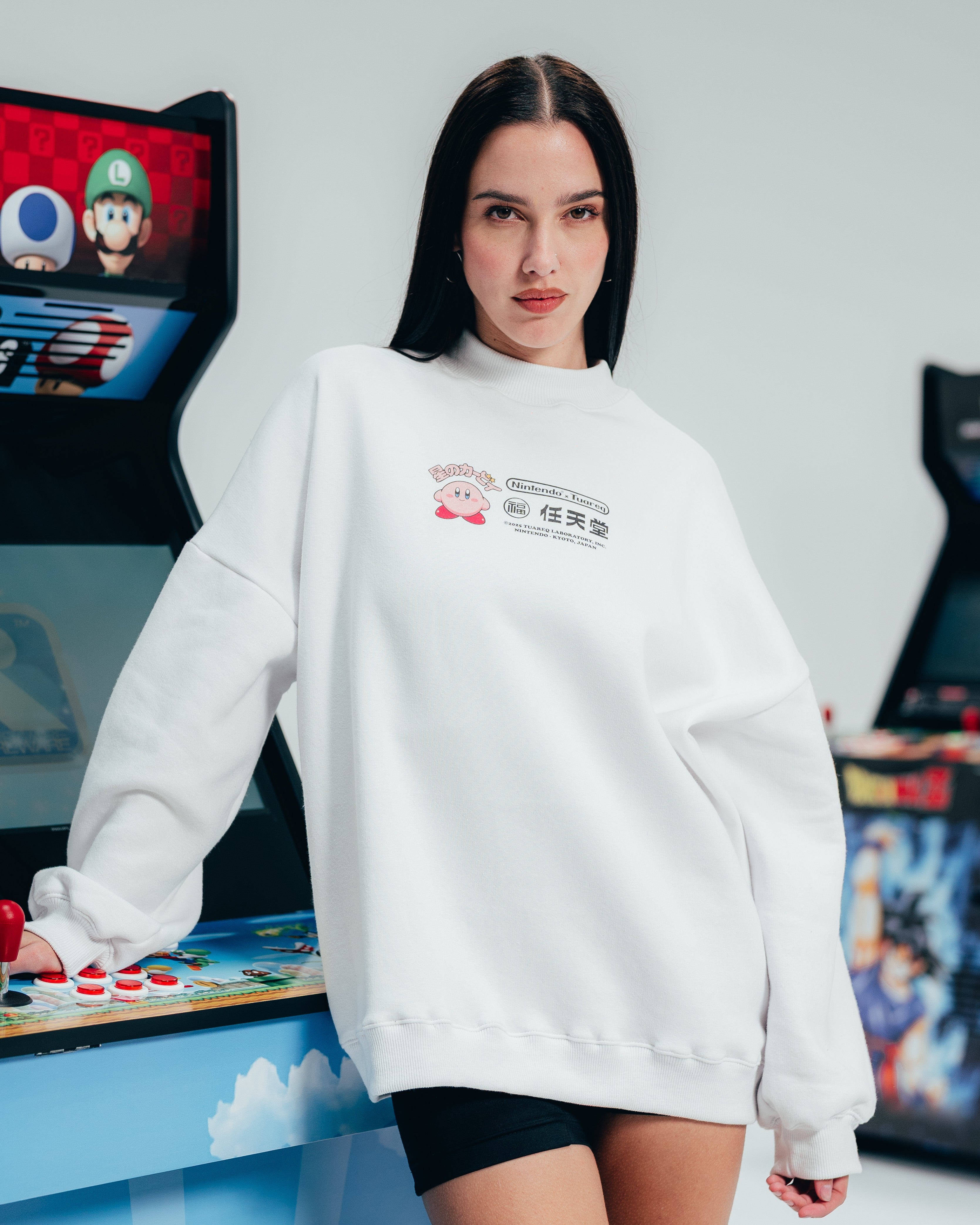 CREWNECK [ NINTENDO ] KIRBY WHITE