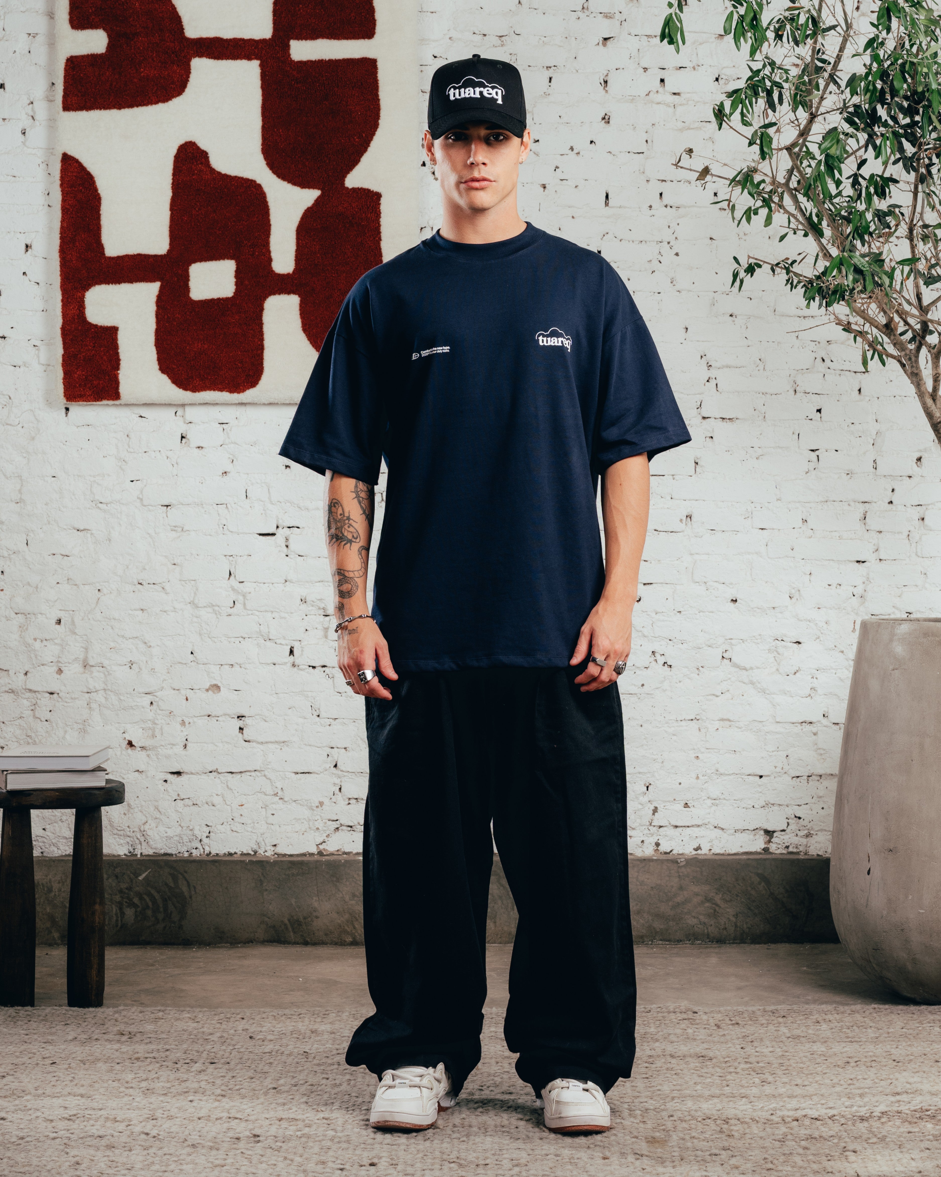REMERA OVERSIZED [ COMFORT ] CLOUD BLUE