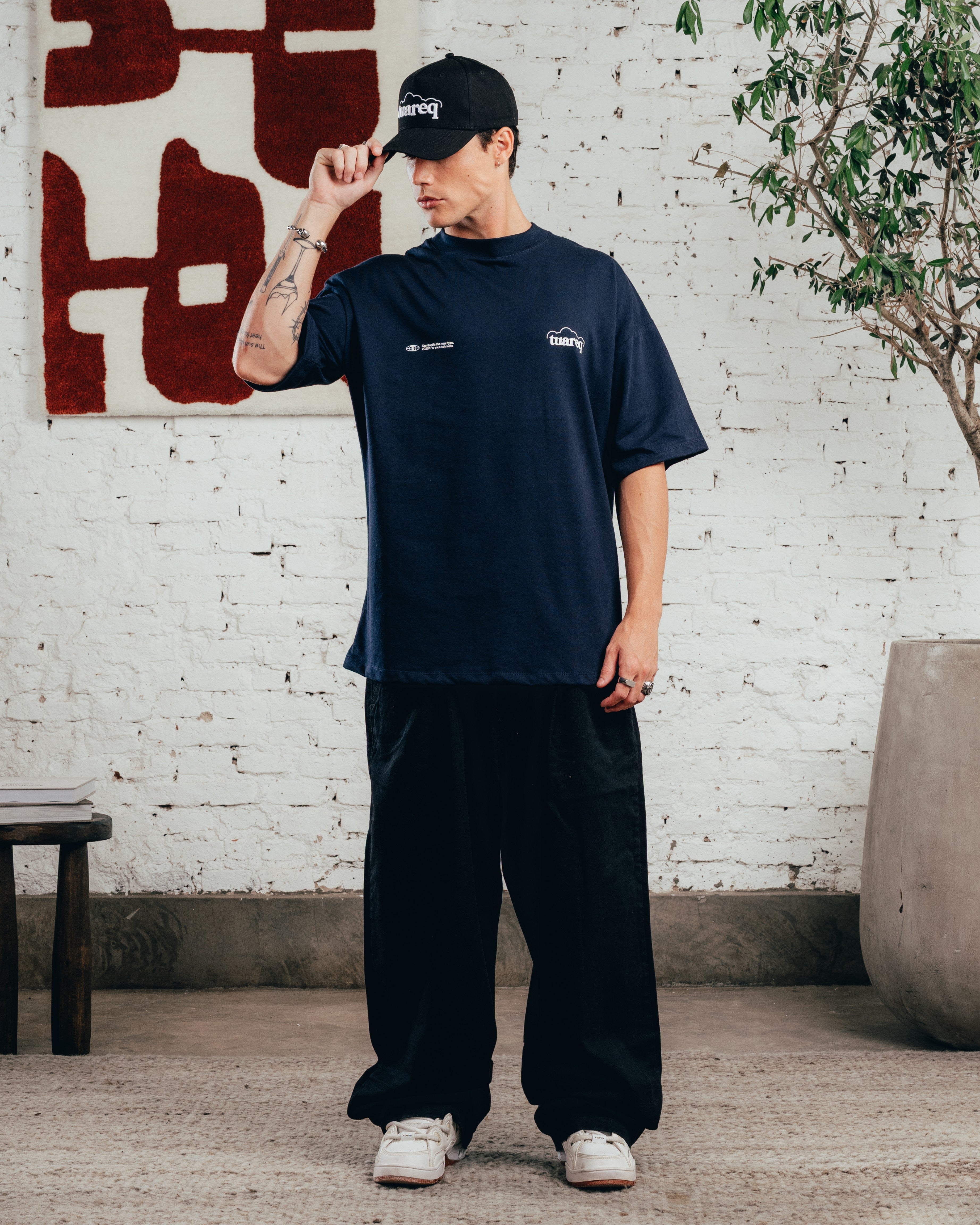 REMERA OVERSIZED [ COMFORT ] CLOUD BLUE