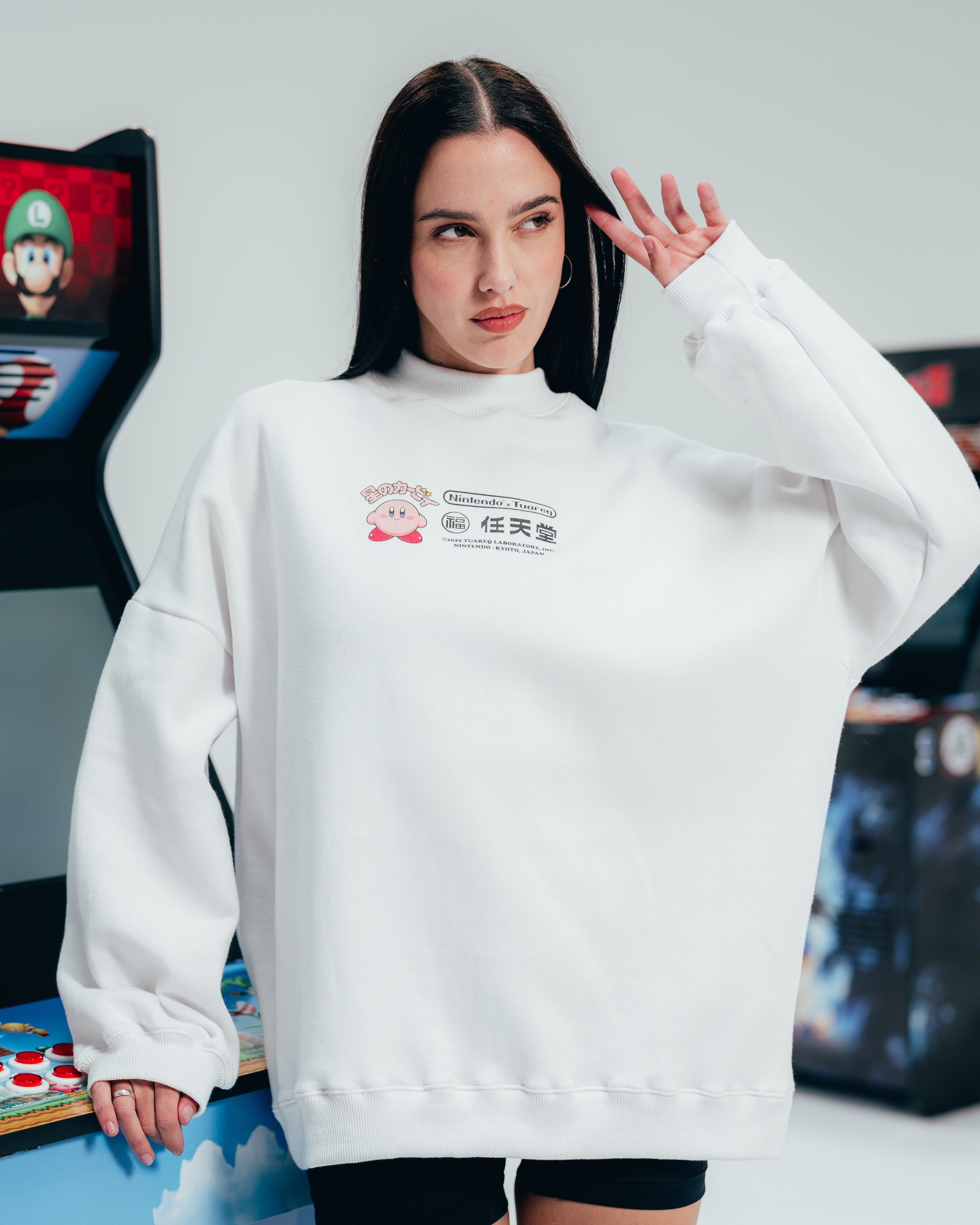 CREWNECK [ NINTENDO ] KIRBY WHITE