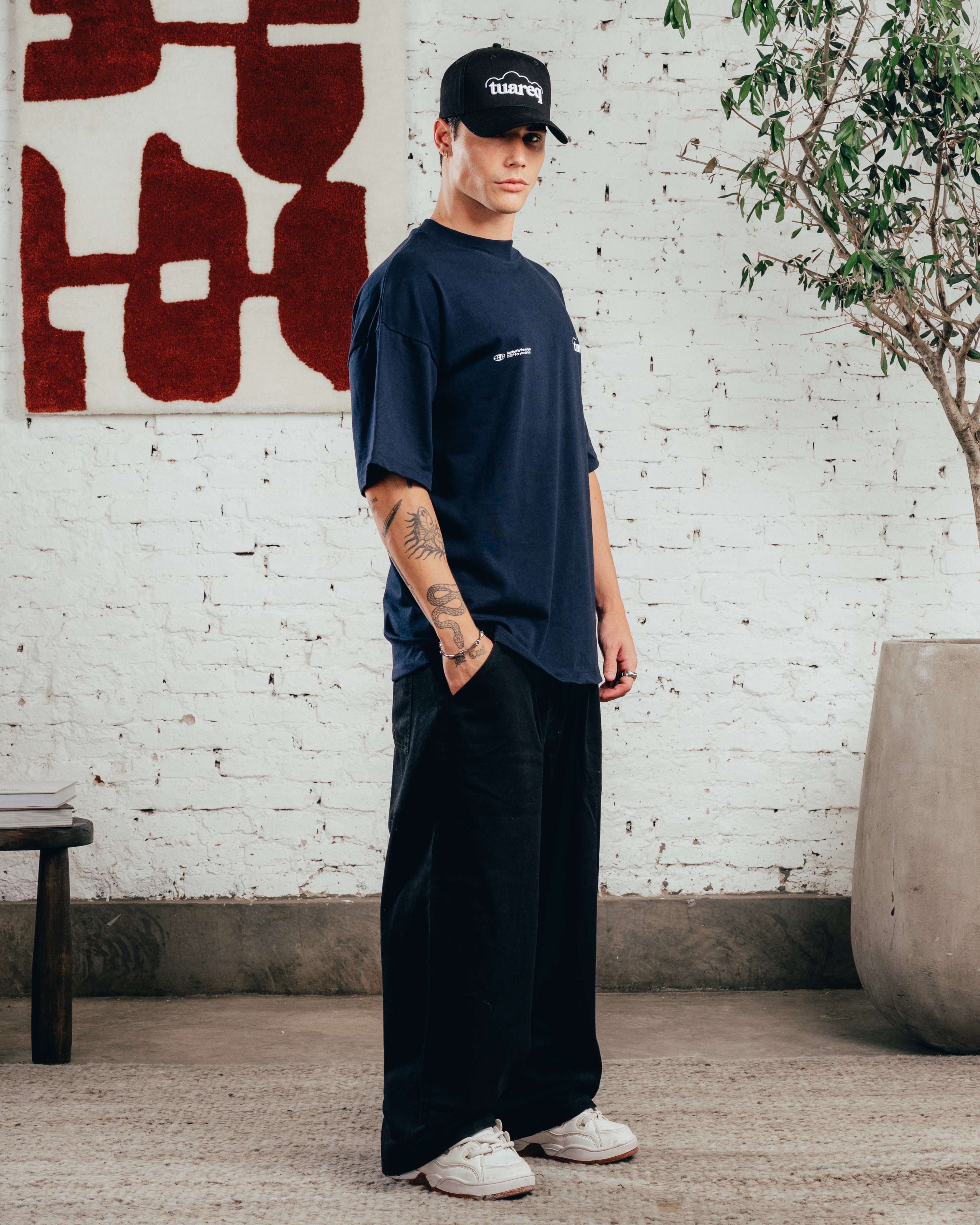 REMERA OVERSIZED [ COMFORT ] CLOUD BLUE