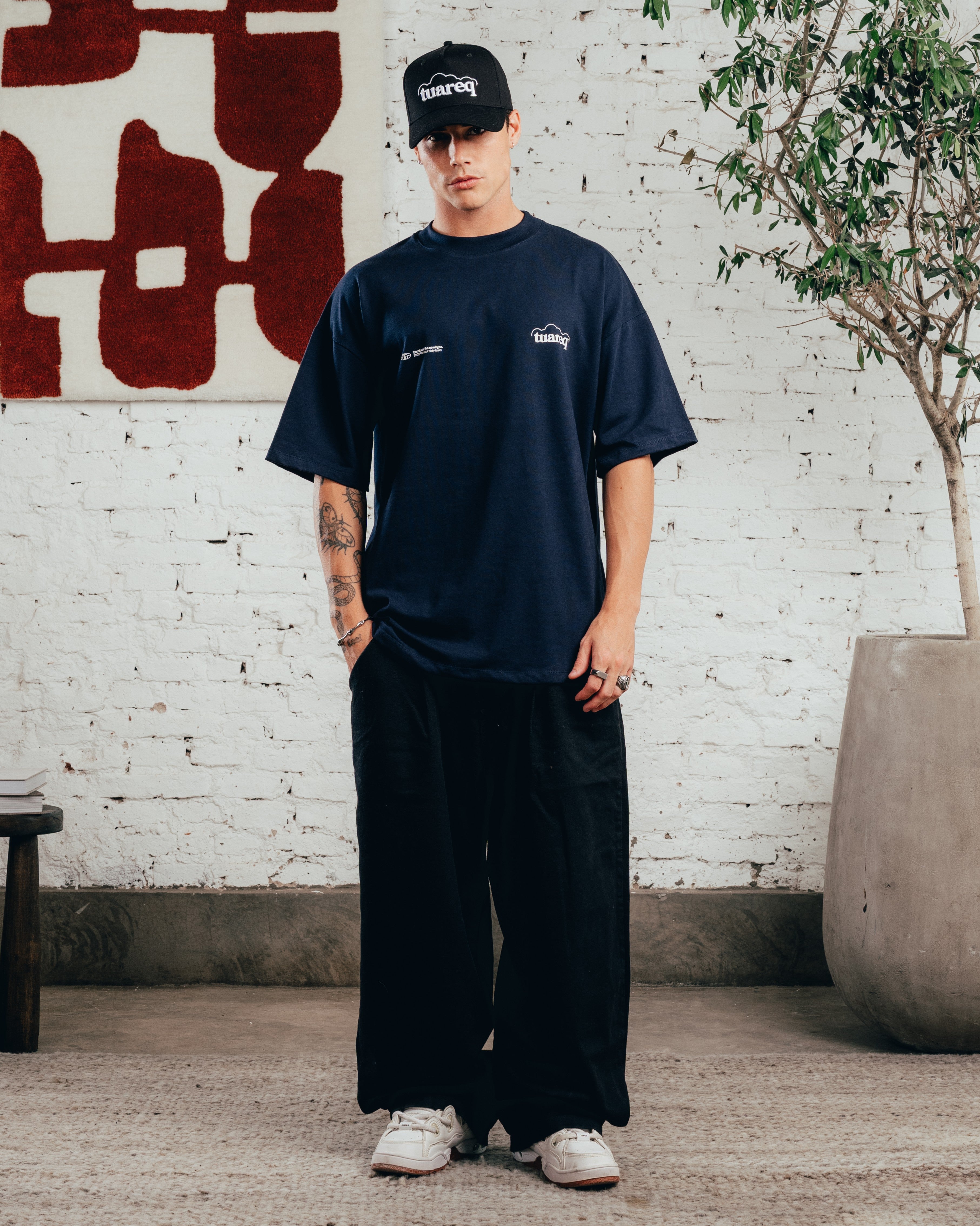 REMERA OVERSIZED [ COMFORT ] CLOUD BLUE