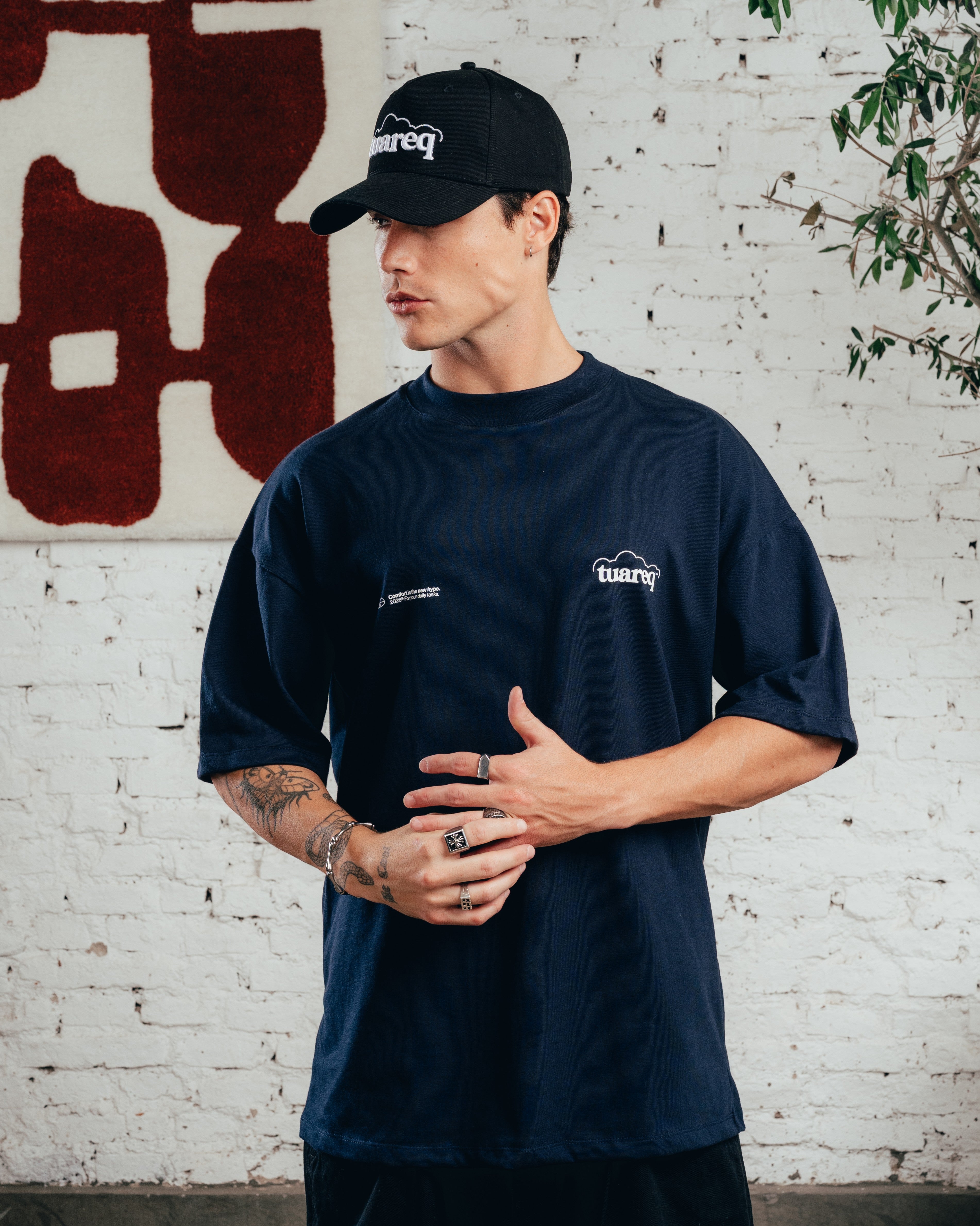REMERA OVERSIZED [ COMFORT ] CLOUD BLUE