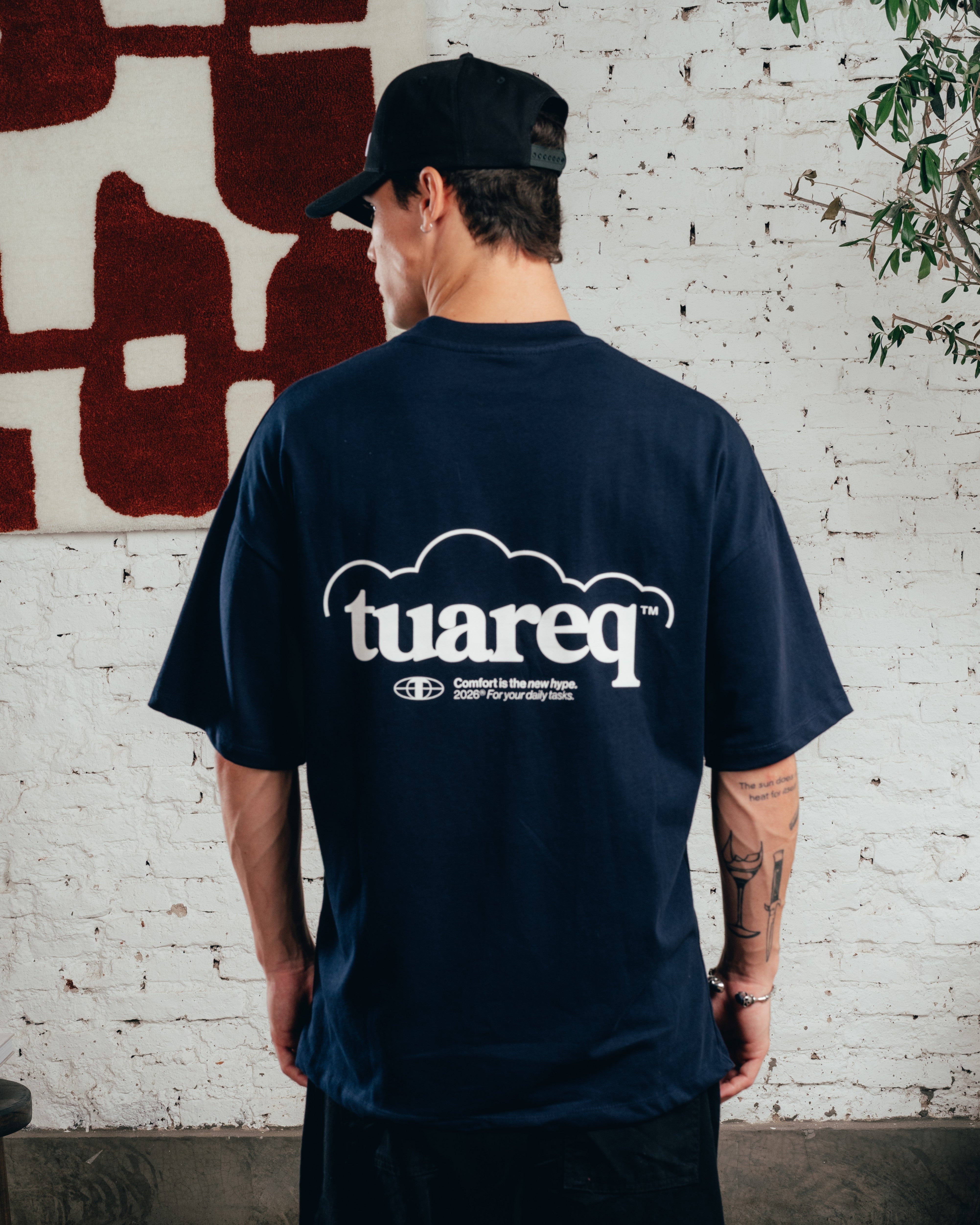 REMERA OVERSIZED [ COMFORT ] CLOUD BLUE