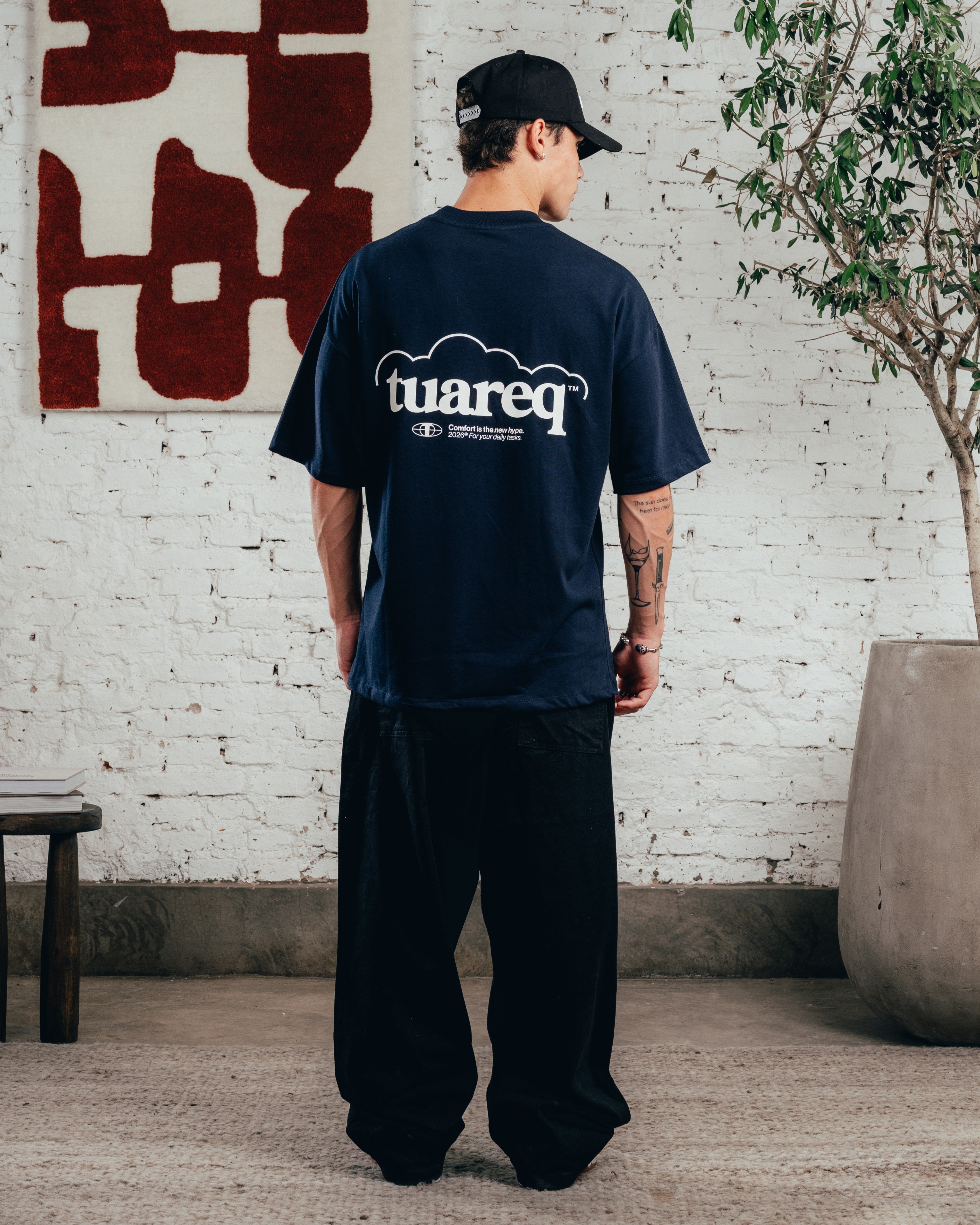 REMERA OVERSIZED [ COMFORT ] CLOUD BLUE