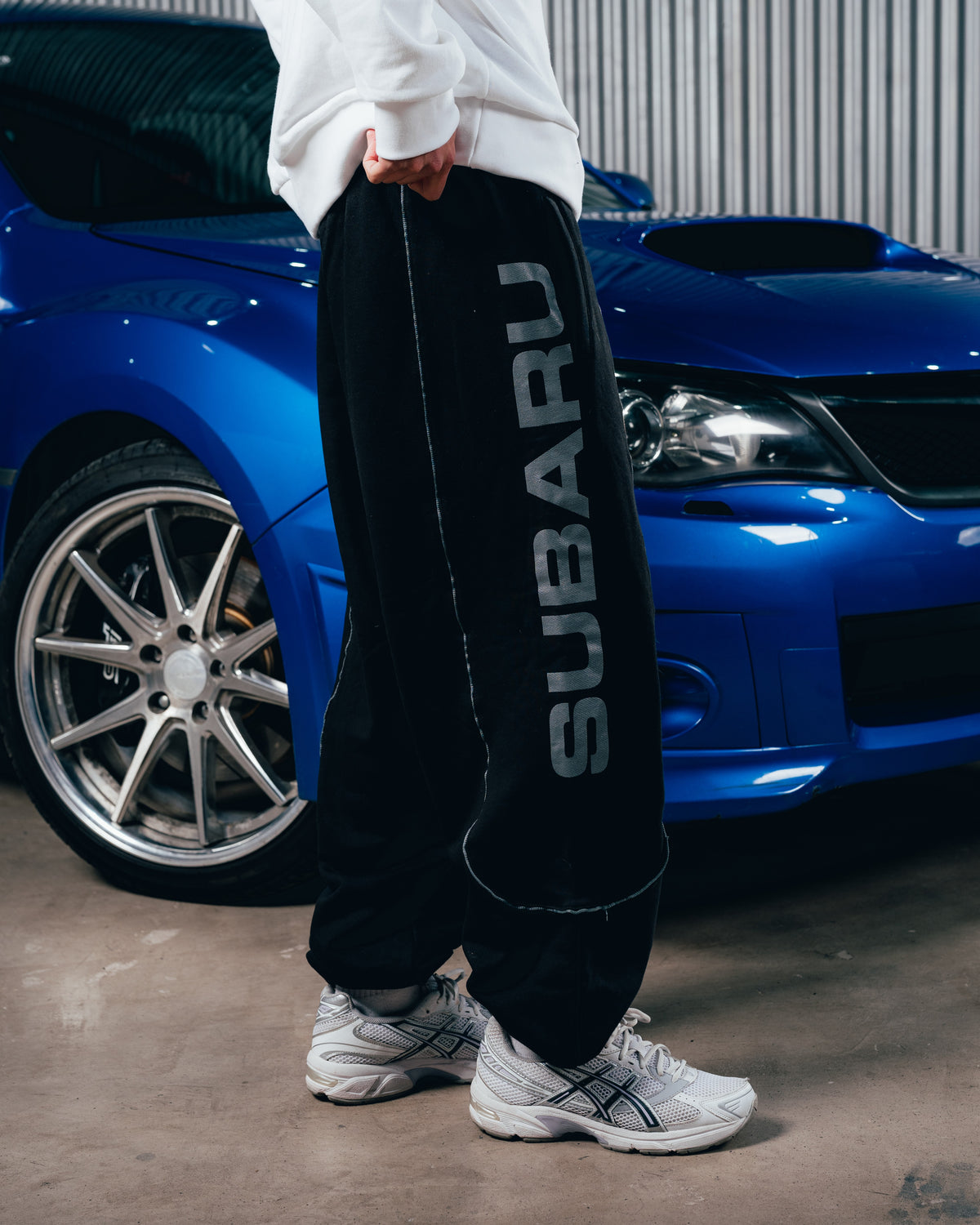 JOGGER RUSTICO [ SUBARU ] MEGALOGO 2BLE BLACK